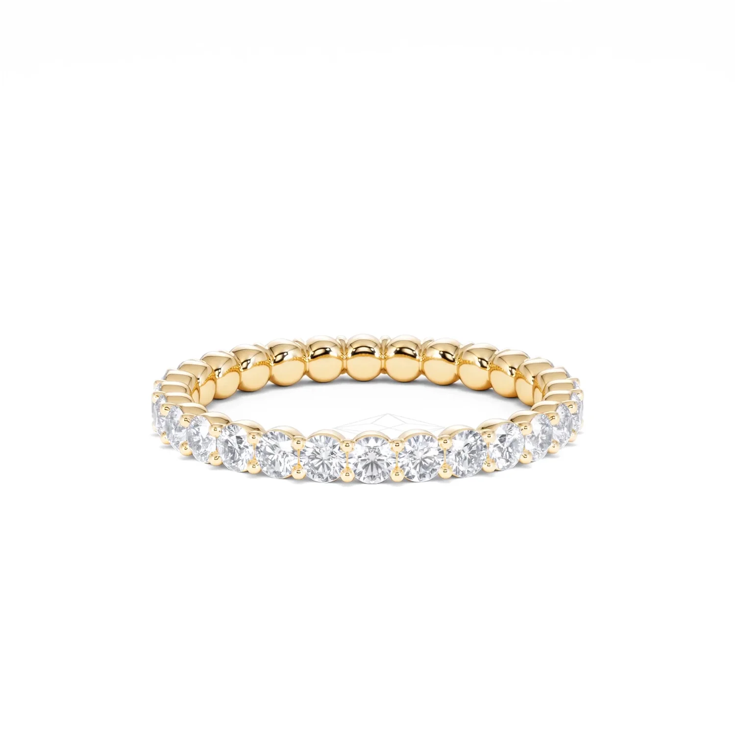 Chloe Lab Diamond 1.00ct Full Eternity Ring F/VS in 18K Gold Vermeil - Image 71