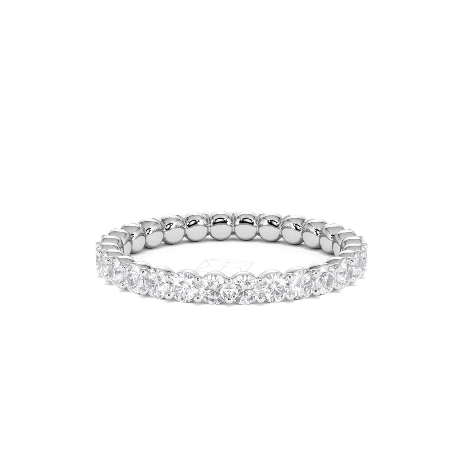 Chloe Lab Diamond 1.00ct Full Eternity Ring F/VS in 925 Silver - Image 17