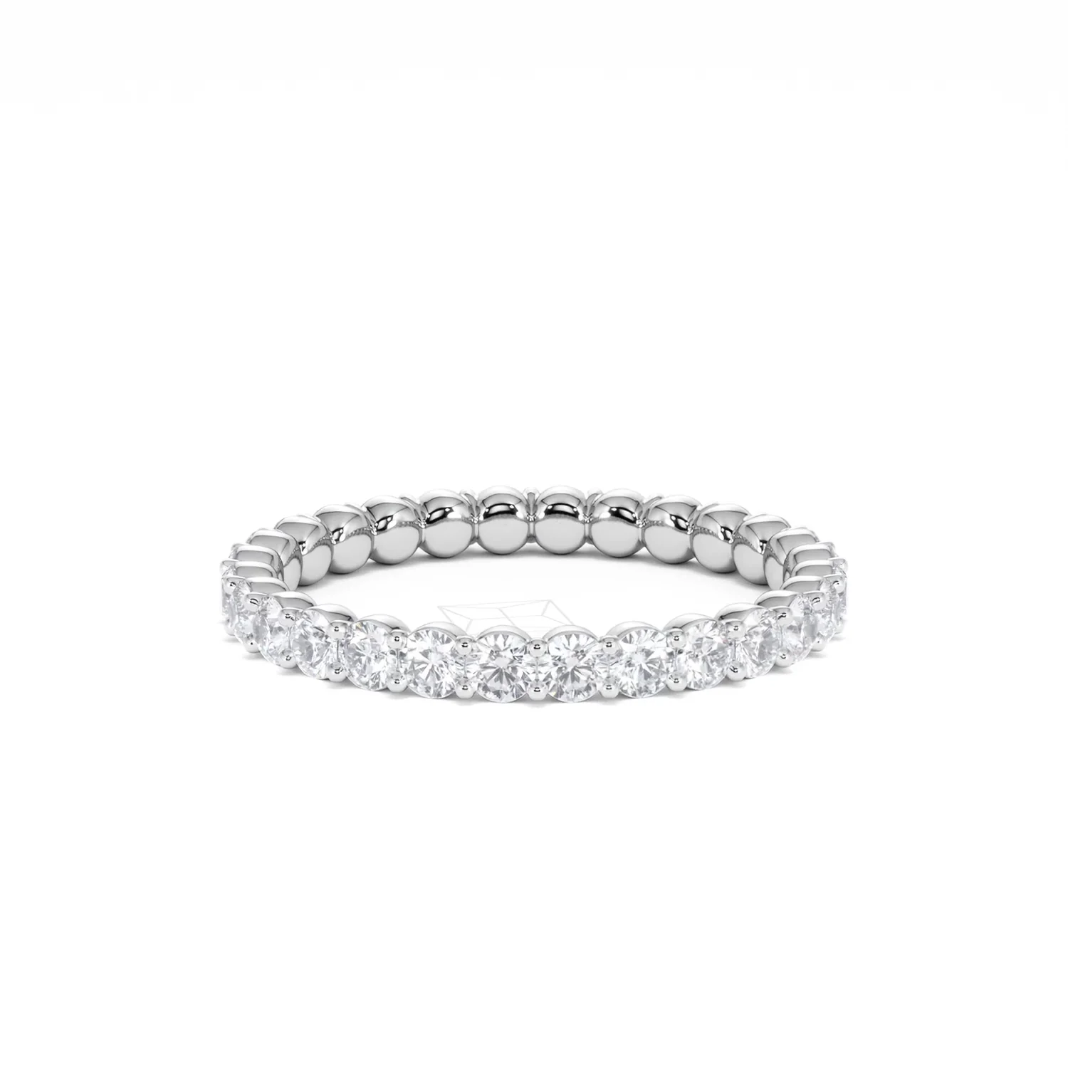 Chloe Lab Diamond 1.00ct Full Eternity Ring F/VS in 925 Silver - Image 23