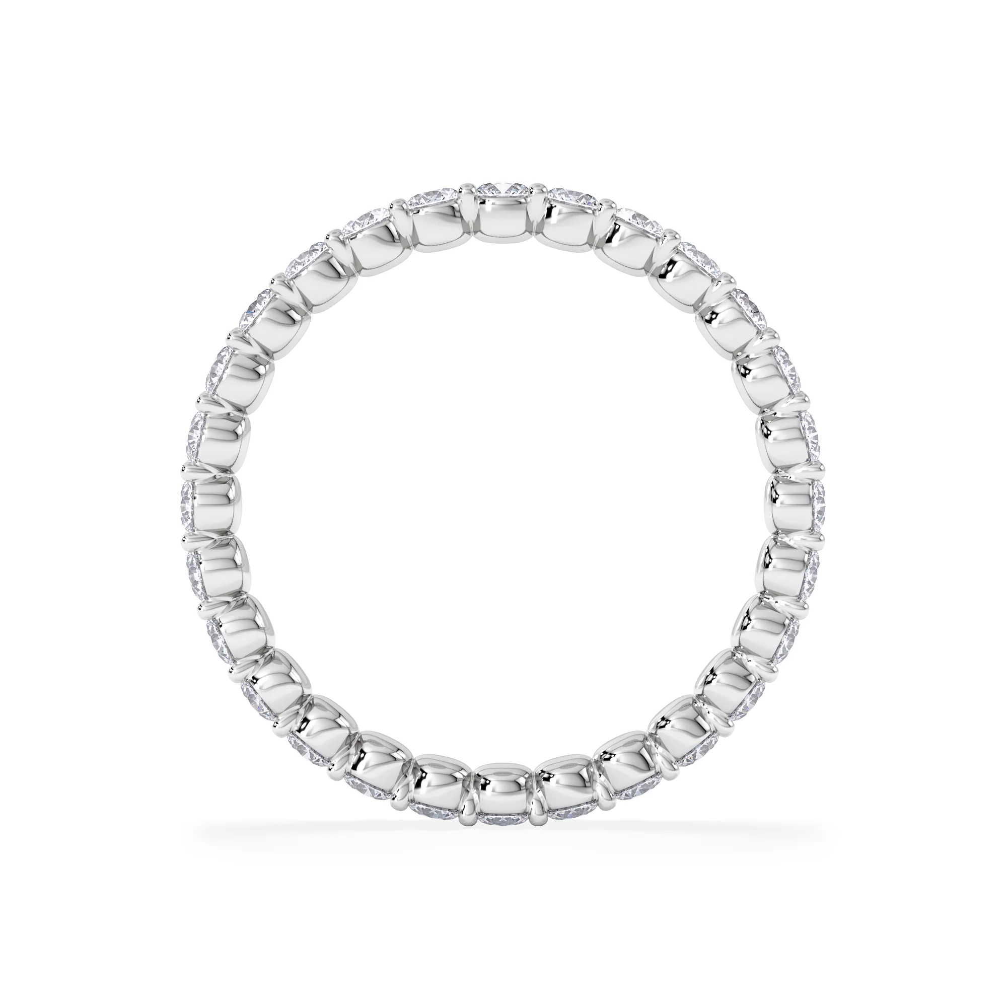 Chloe Lab Diamond 1.00ct Full Eternity Ring F/VS in 925 Silver - Image 3