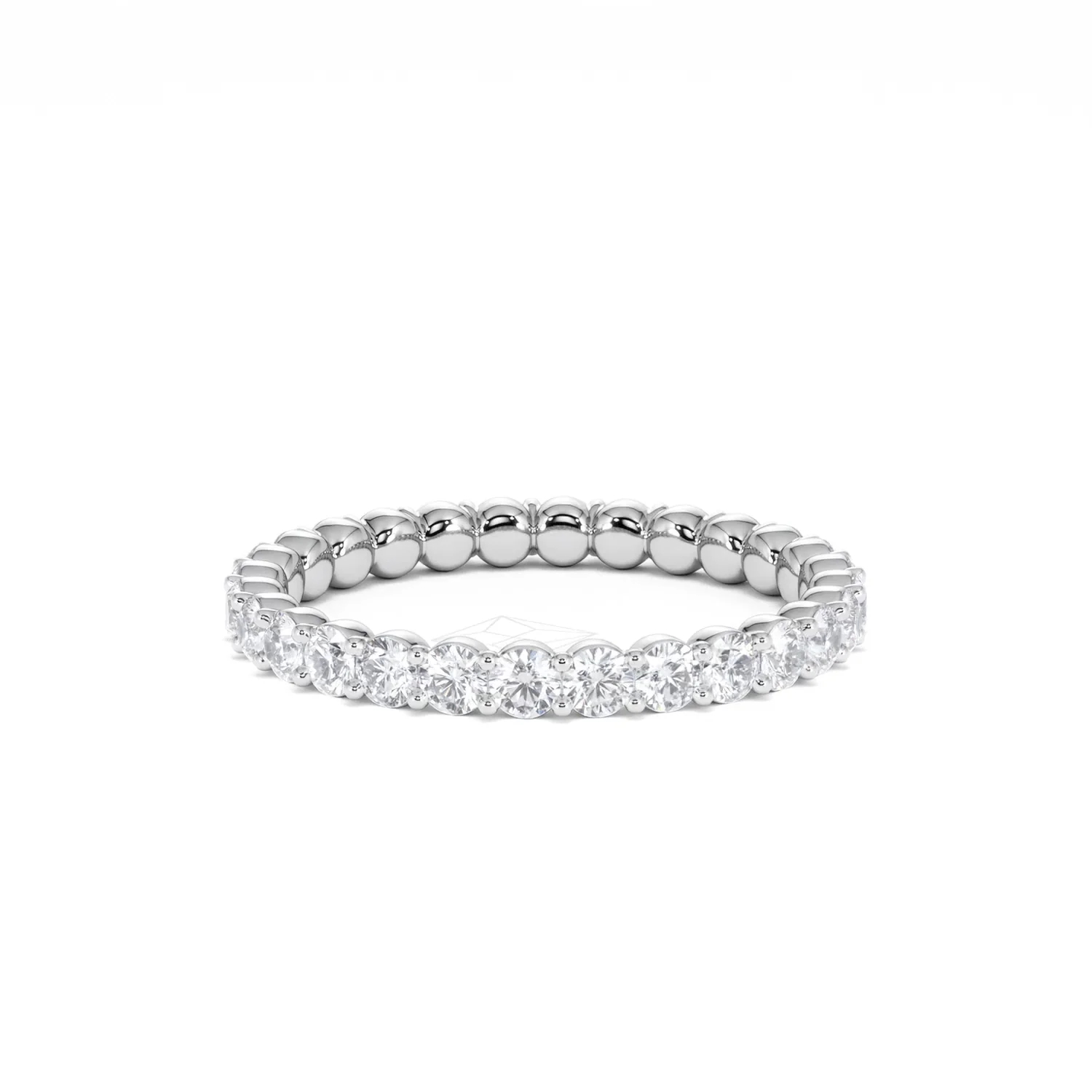Chloe Lab Diamond 1.00ct Full Eternity Ring F/VS in 925 Silver - Image 32
