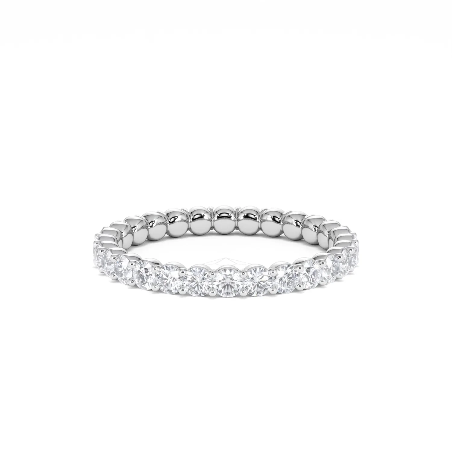 Chloe Lab Diamond 1.00ct Full Eternity Ring F/VS in 925 Silver - Image 50