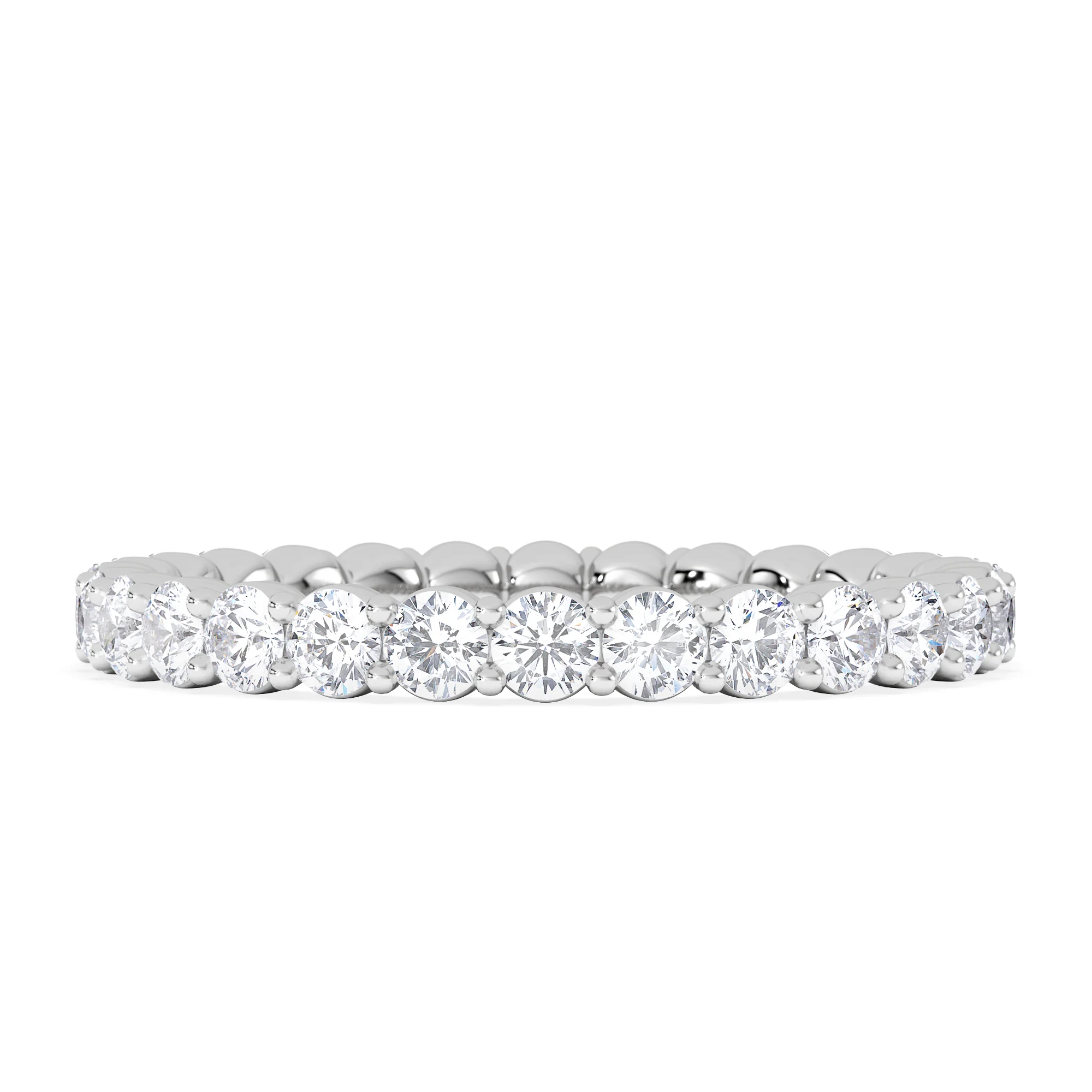 Chloe Lab Diamond 1.00ct Full Eternity Ring F/VS in 925 Silver - Image 7