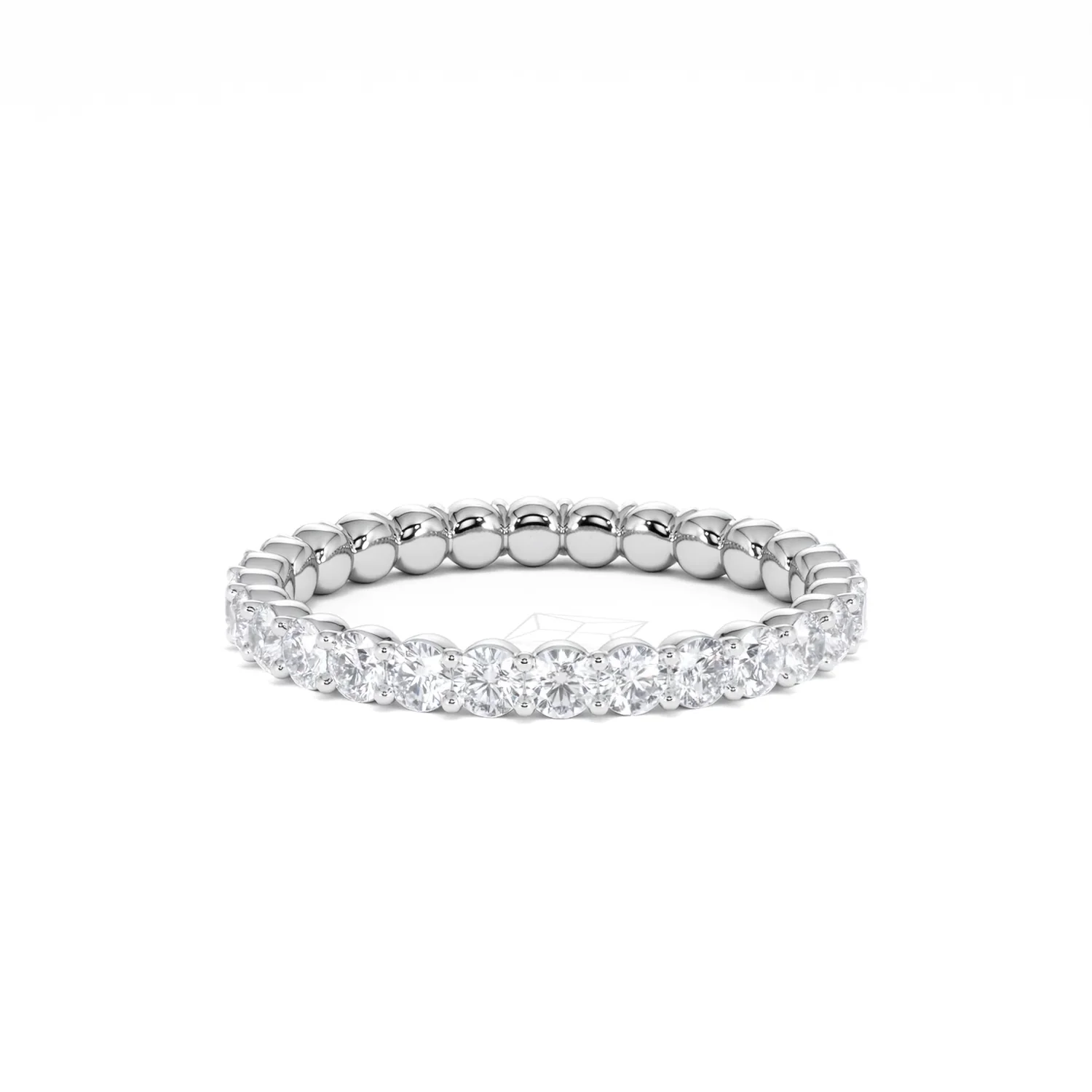 Chloe Lab Diamond 1.00ct Full Eternity Ring F/VS in 925 Silver - Image 76