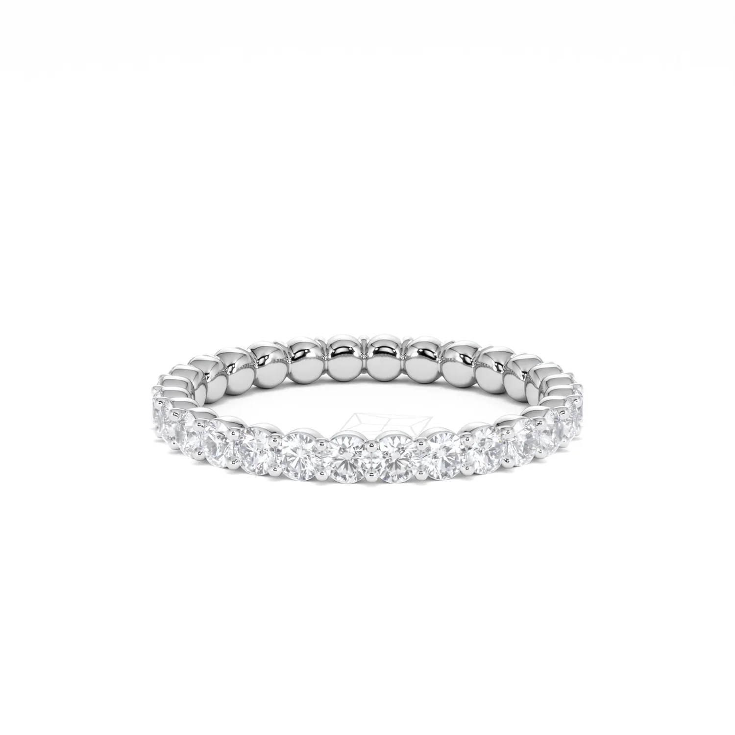 Chloe Lab Diamond 1.00ct Full Eternity Ring F/VS in 925 Silver - Image 77