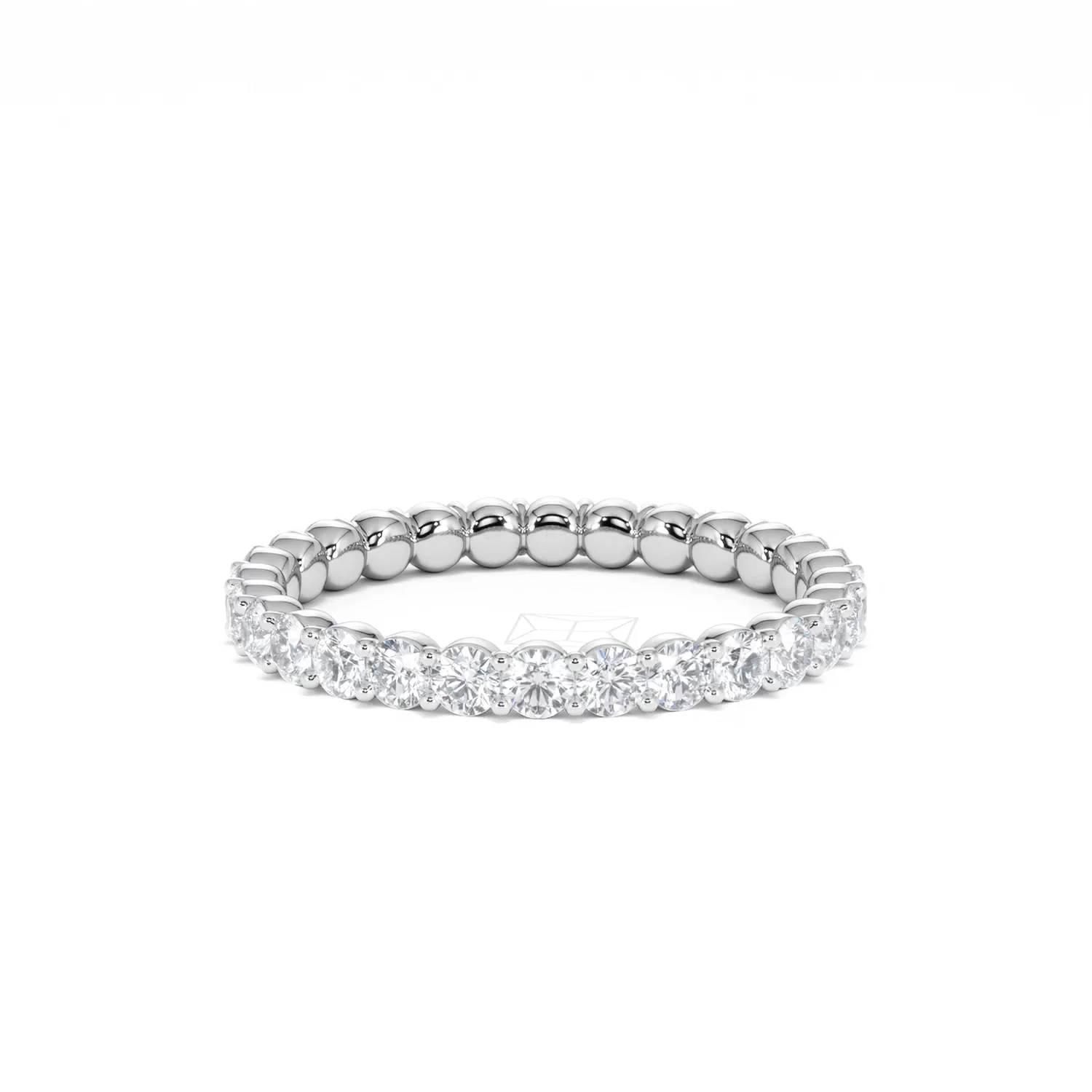 Chloe Lab Diamond 1.00ct Full Eternity Ring F/VS in 925 Silver - Image 78