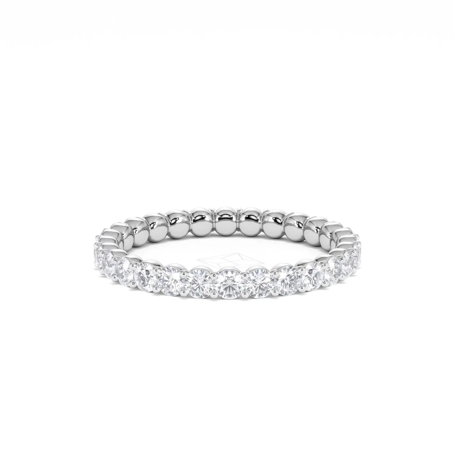 Chloe Lab Diamond 1.00ct Full Eternity Ring F/VS in 925 Silver - Image 87