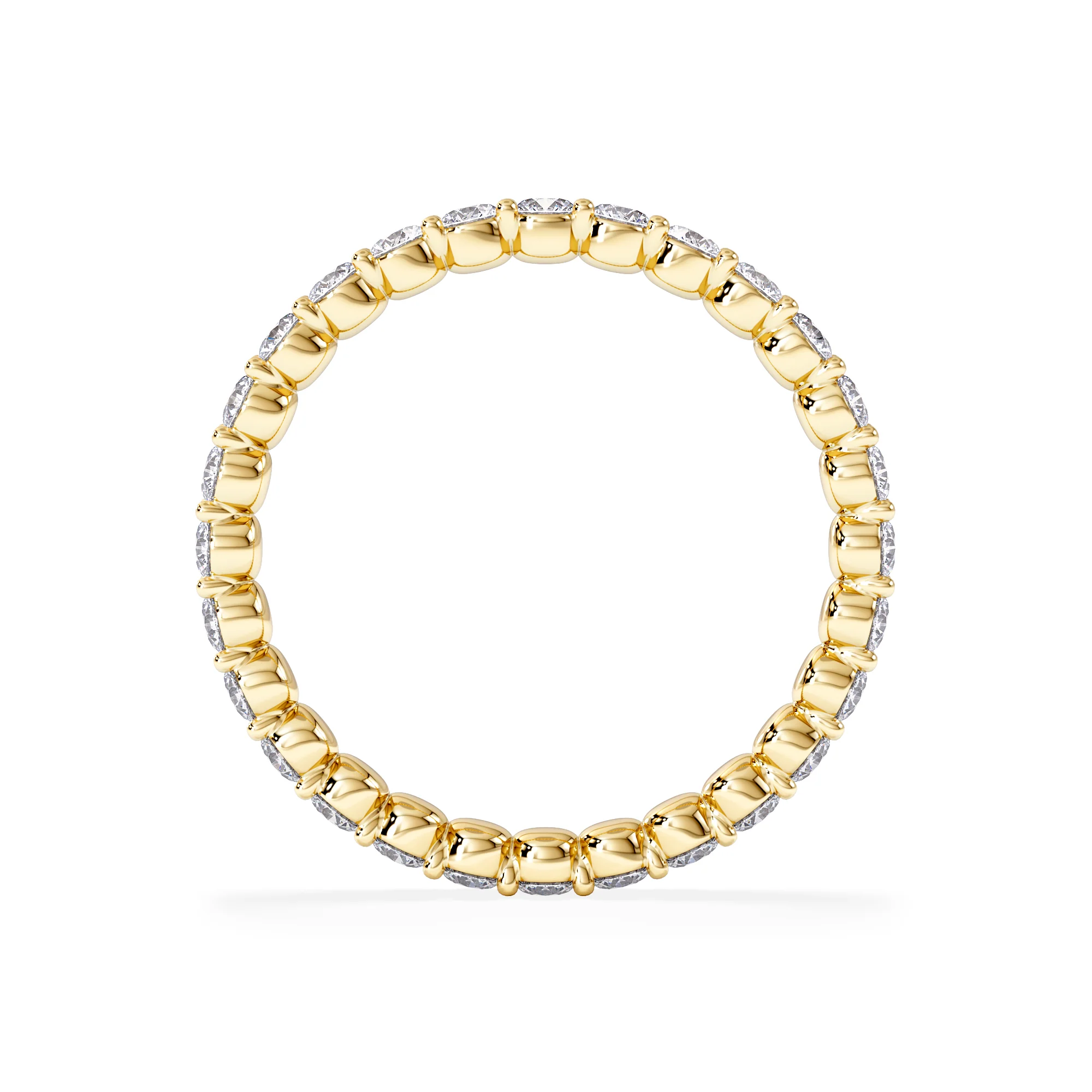 Chloe Lab Diamond 1.00ct Full Eternity Ring F/VS in 9K Gold - Image 3