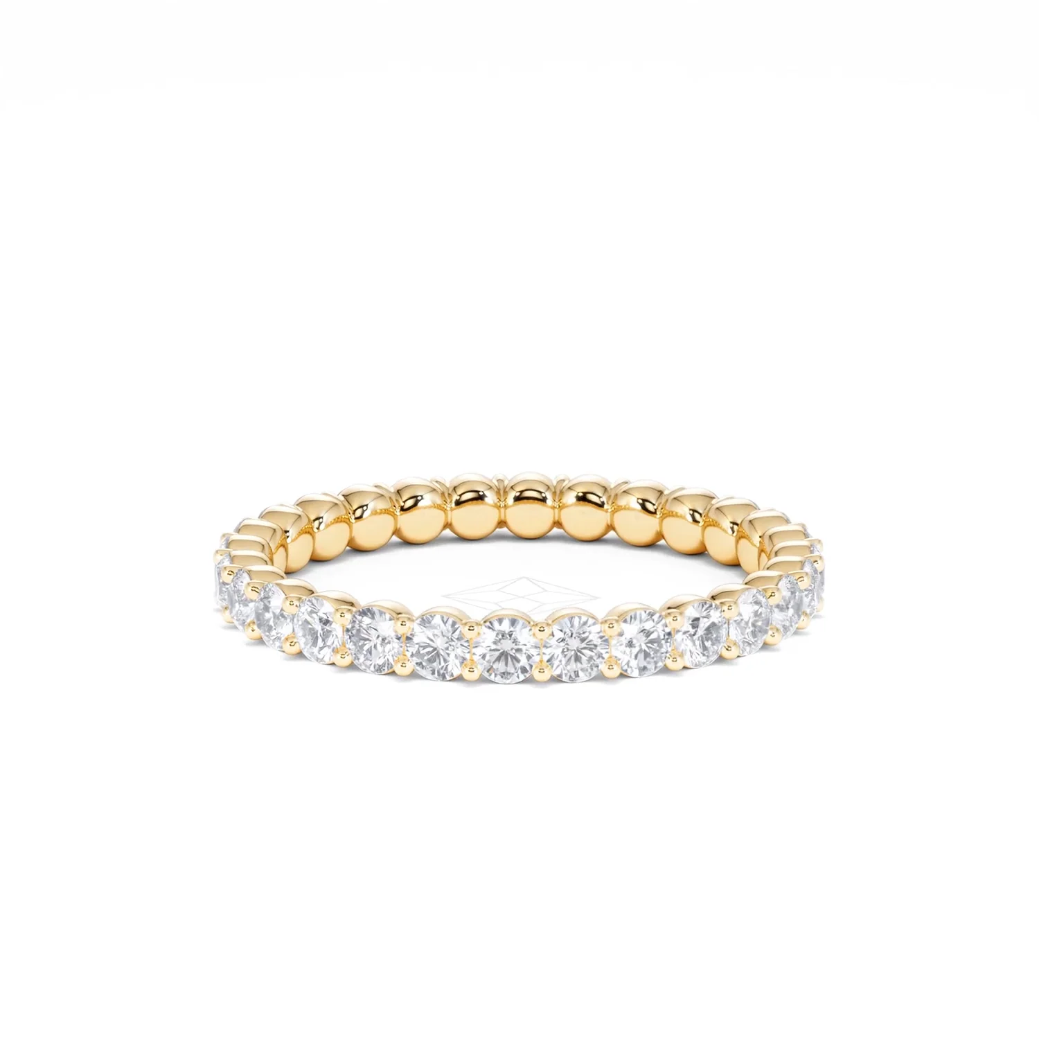 Chloe Lab Diamond 1.00ct Full Eternity Ring F/VS in 9K Gold - Image 89