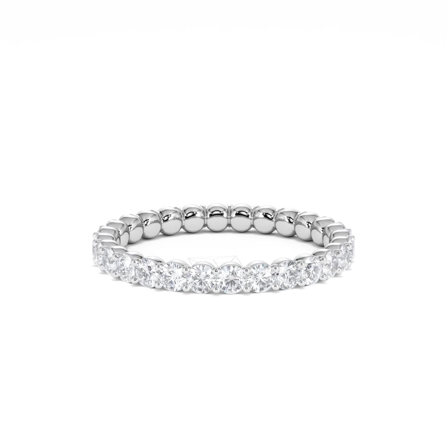Chloe Lab Diamond 1.00ct Eternity Ring F/VS in 9K White Gold - Image 42