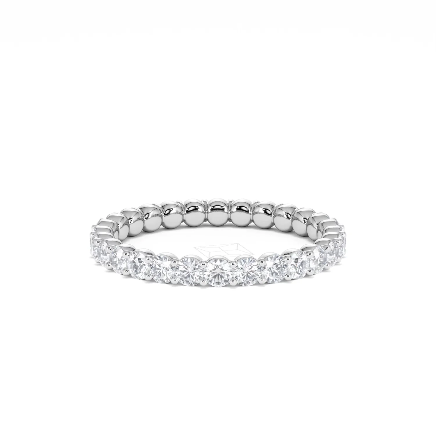 Chloe Lab Diamond 1.00ct Eternity Ring F/VS in 9K White Gold - Image 84
