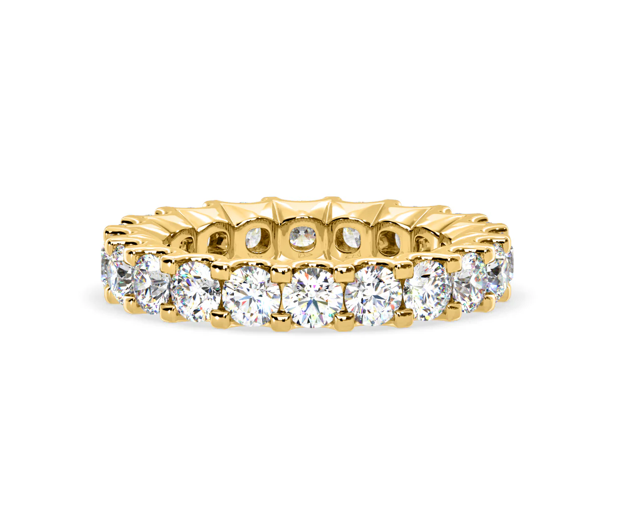 Chloe Lab Diamond Eternity Ring 18K Gold Claw Set 3.00ct G/Vs - Image 57