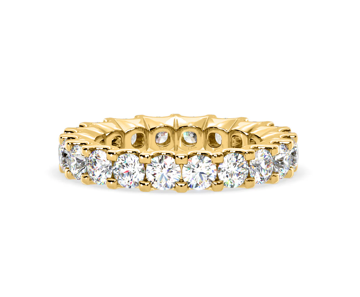 Chloe Lab Diamond Eternity Ring 18K Gold Claw Set 3.00ct G/Vs - Image 59