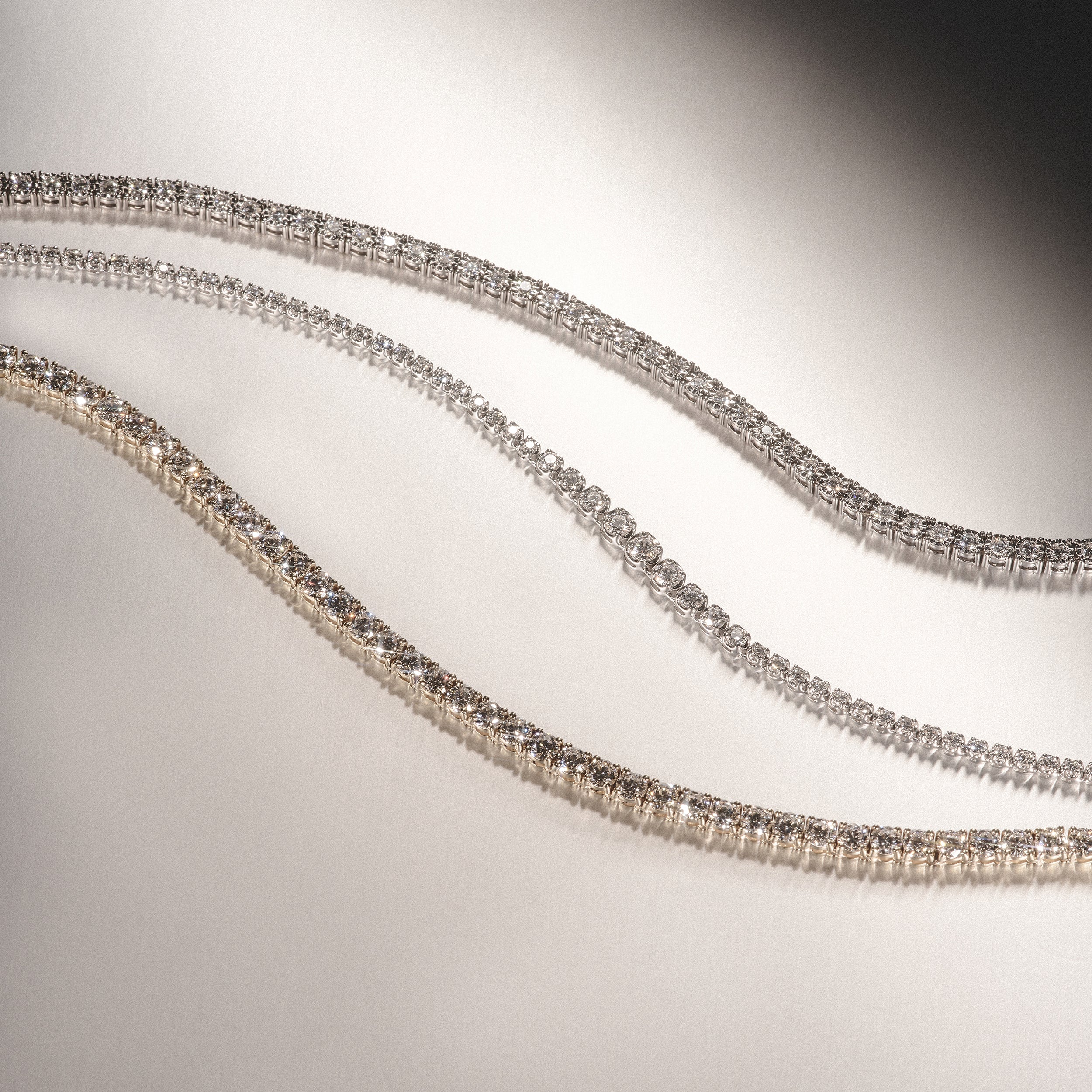 Chloe Lab Diamond Tennis Bracelet 3.00ct H/Si Set in 9K White Gold - Image 7