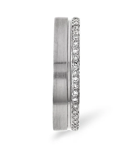 Chloe Platinum Diamond Wedding Ring 0.27CT G/VS - Image 3