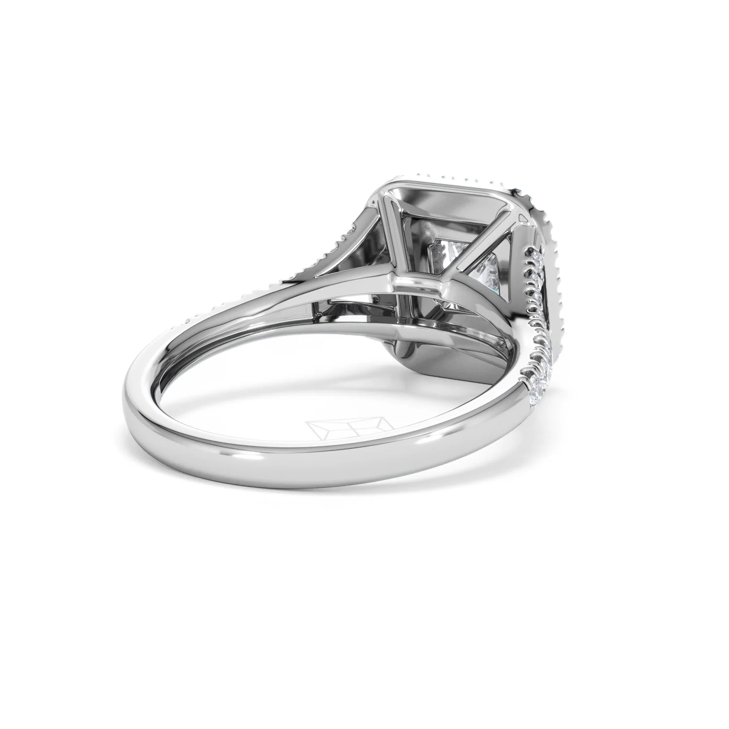Cleopatra Diamond Halo Engagement Ring in Platinum 1.20ct G/SI2 - Image 41