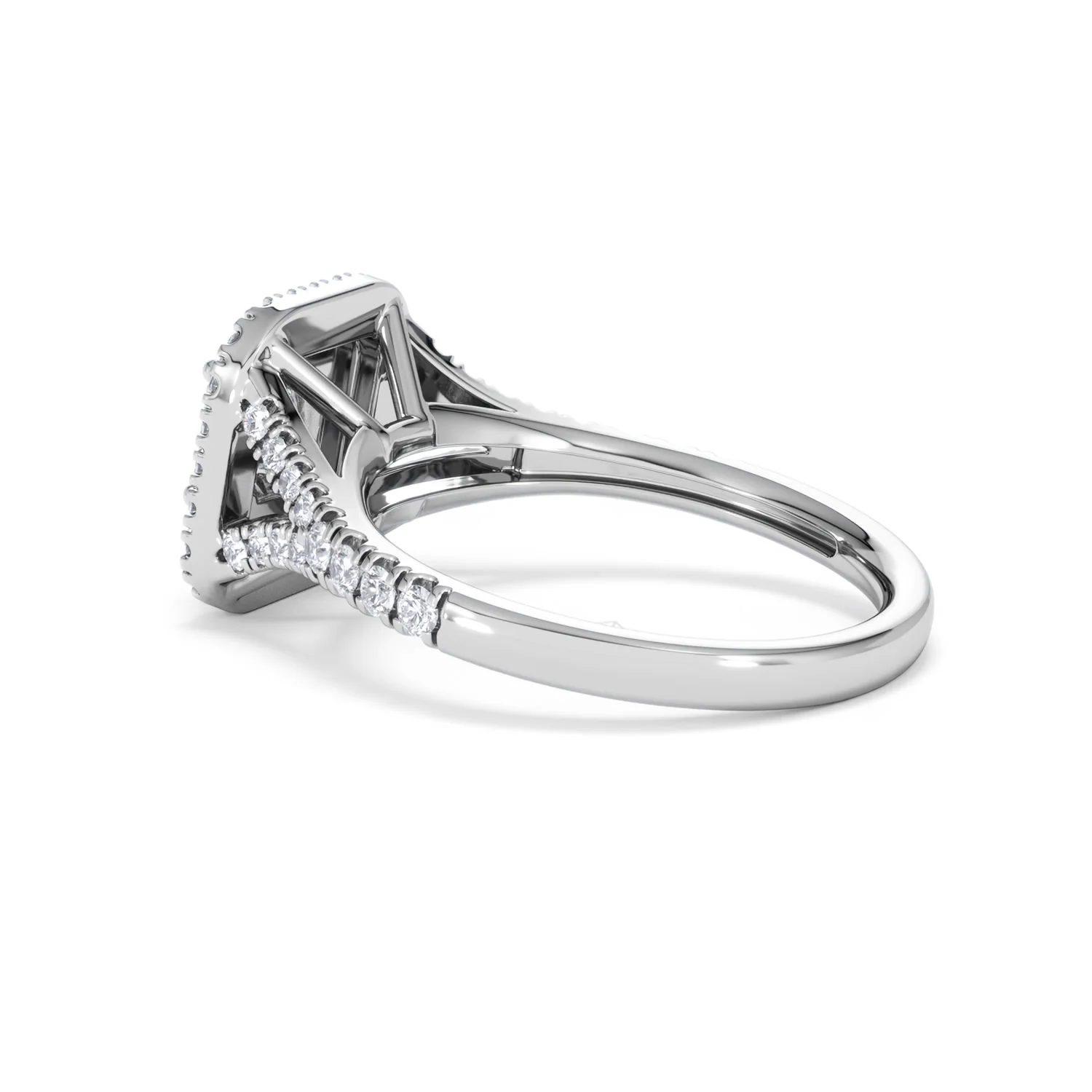 Cleopatra Diamond Halo Engagement Ring in Platinum 1.20ct G/SI2 - Image 61