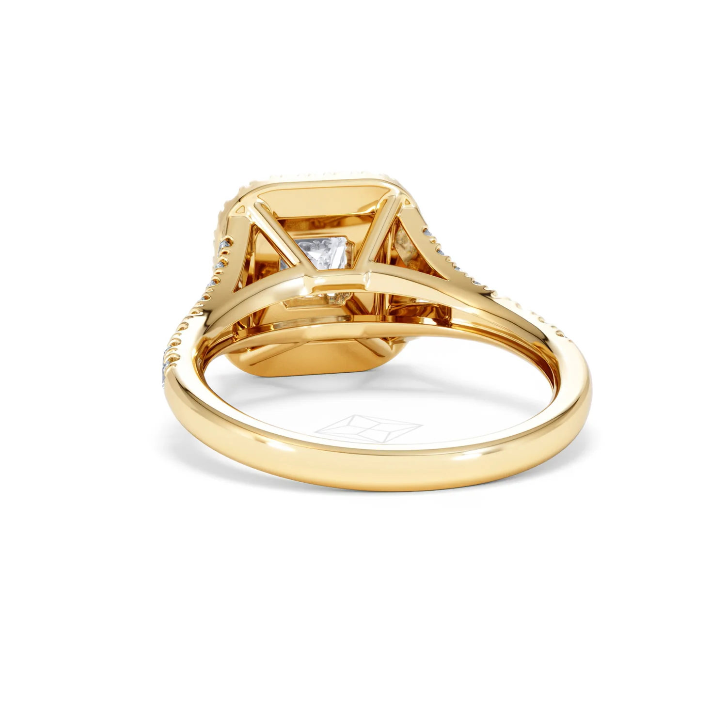 Cleopatra Lab Diamond Halo Engagement Ring in 18K Gold 1.20ct F/VS1 - Image 51
