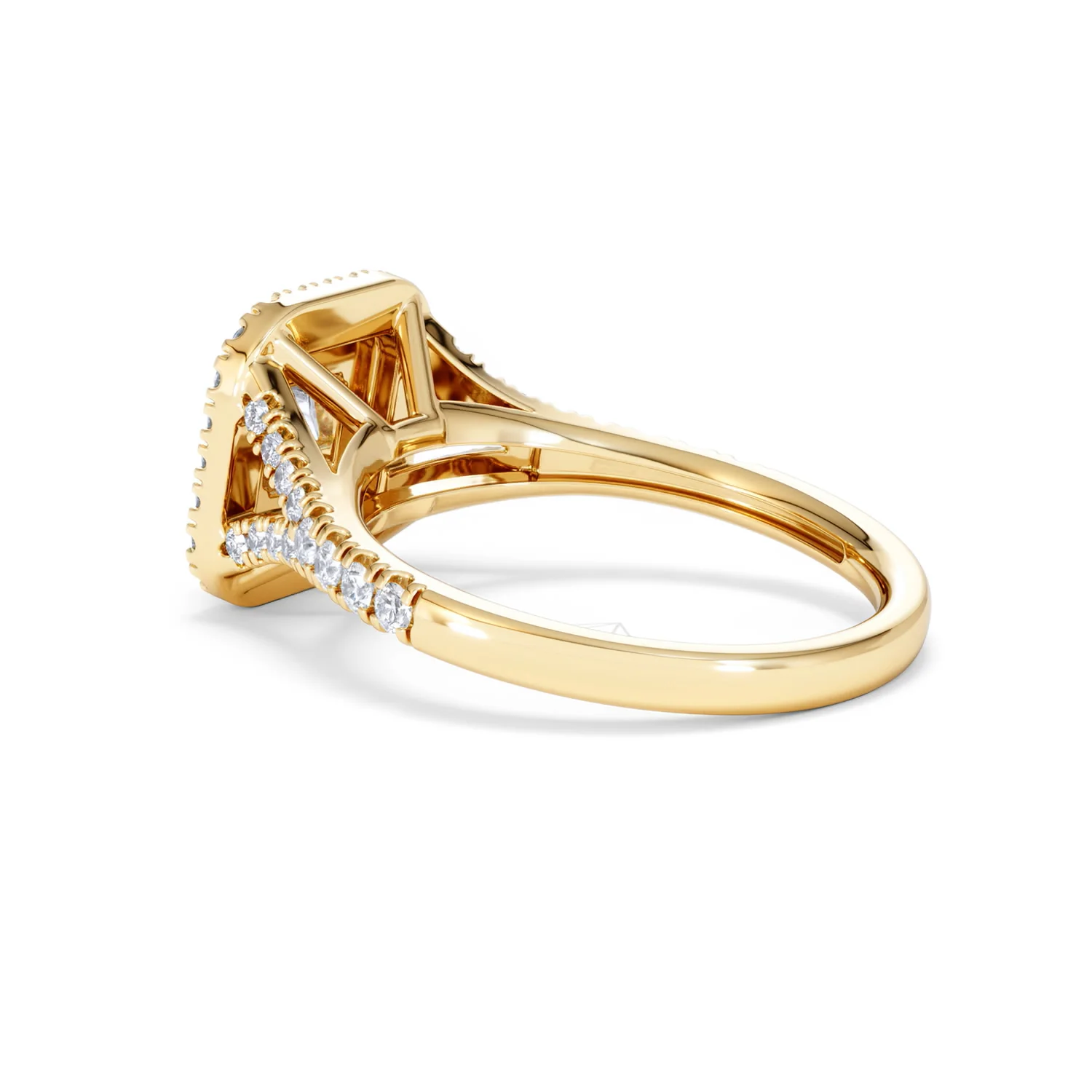 Cleopatra Lab Diamond Halo Engagement Ring in 18K Gold 1.20ct F/VS1 - Image 60