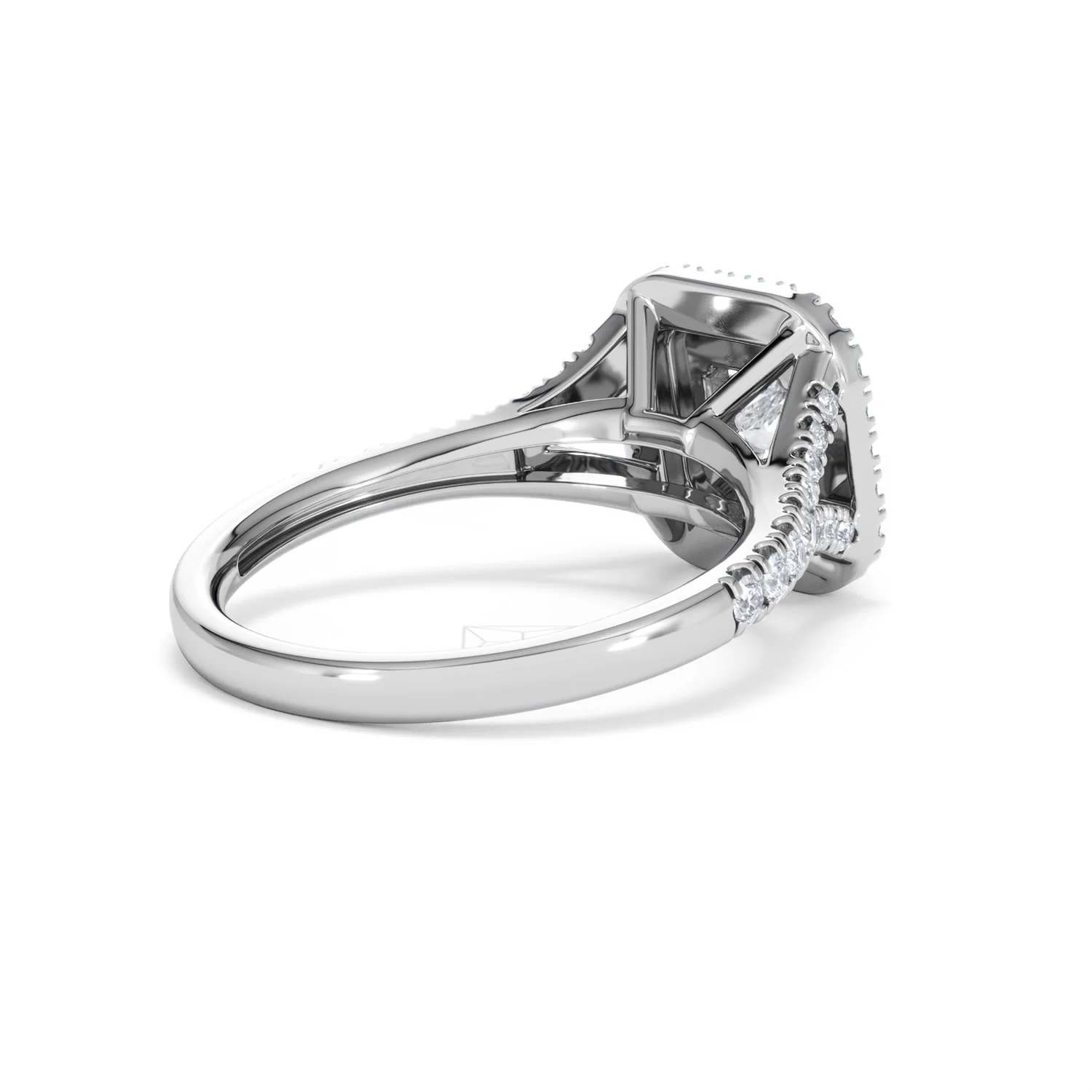 Cleopatra Lab Diamond Halo Engagement Ring in Platinum 1.20ct F/VS1 - Image 41