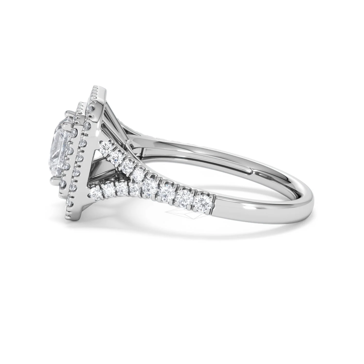Cleopatra Lab Diamond Halo Engagement Ring in Platinum 1.85ct F/VS1 - Image 67