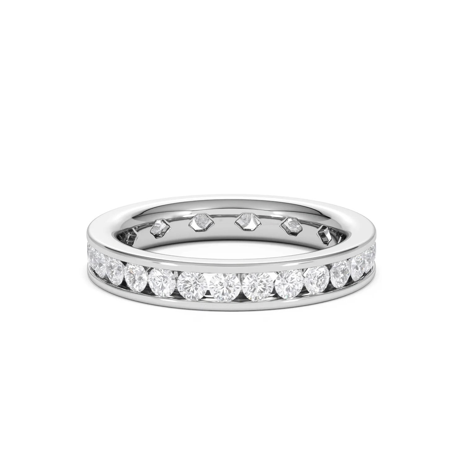 Diamond Eternity Ring Rae Channel Set 1.50ct G/Vs in Platinum - Image 16