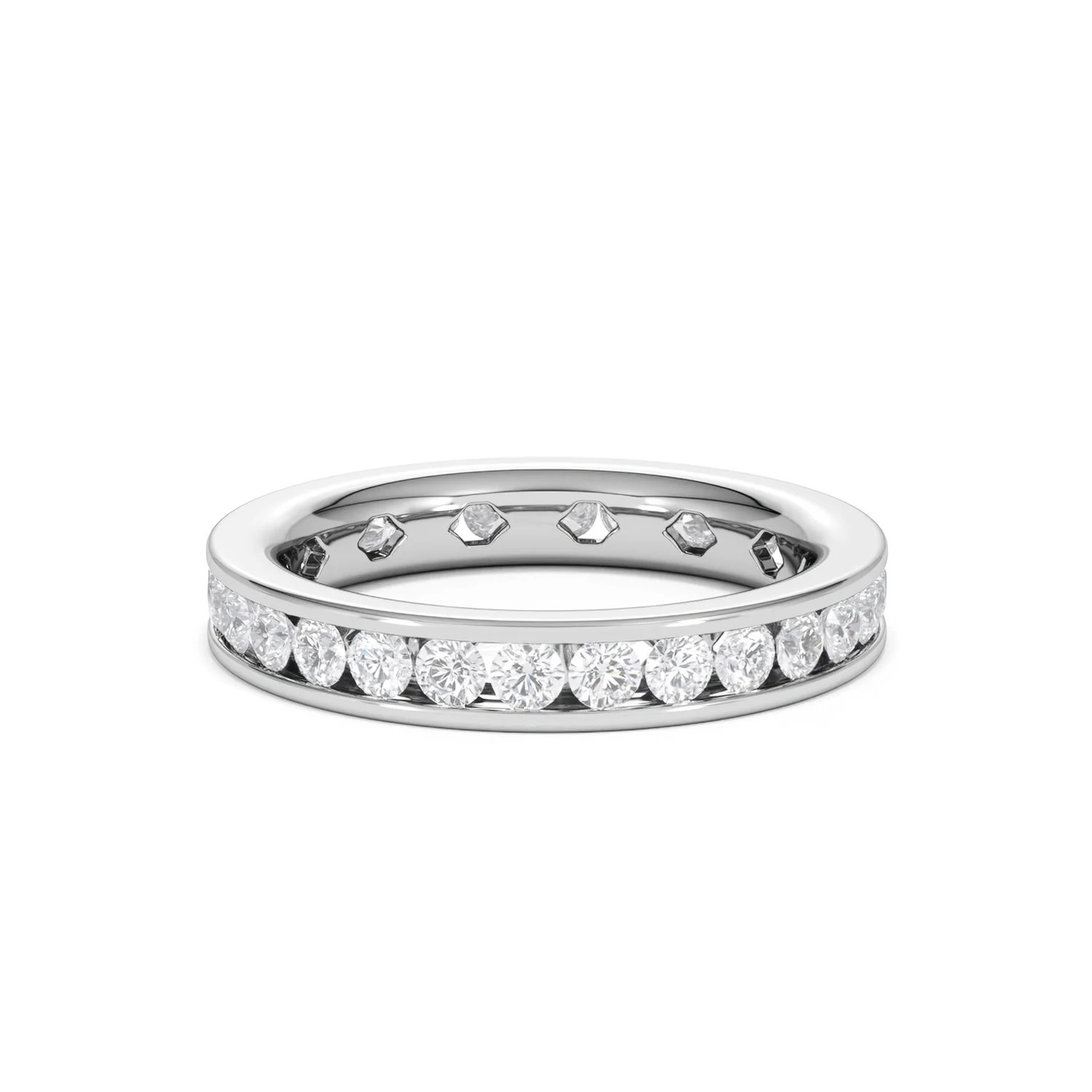Diamond Eternity Ring Rae Channel Set 1.50ct G/Vs in Platinum - Image 50