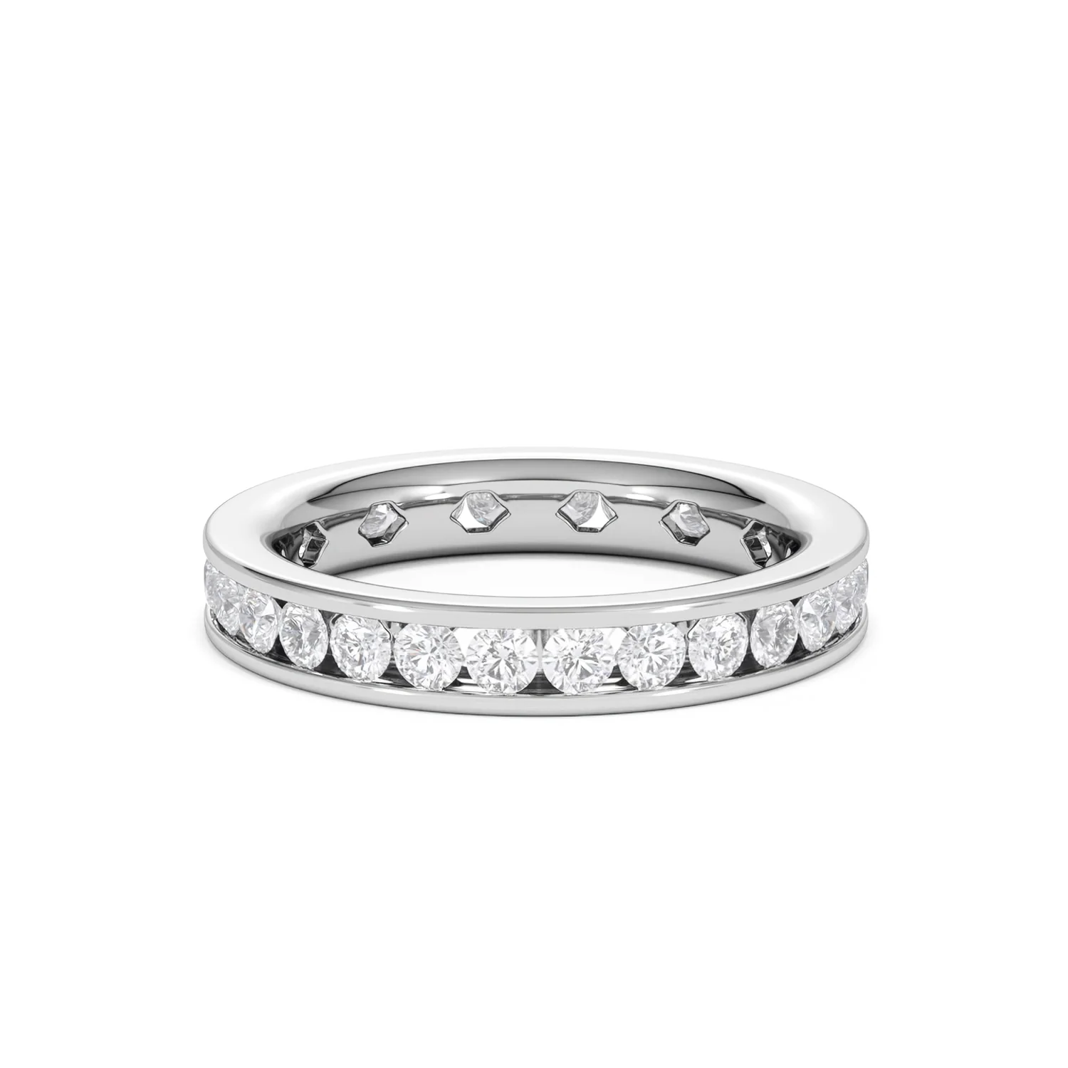 Diamond Eternity Ring Rae Channel Set 1.50ct G/Vs in Platinum - Image 55