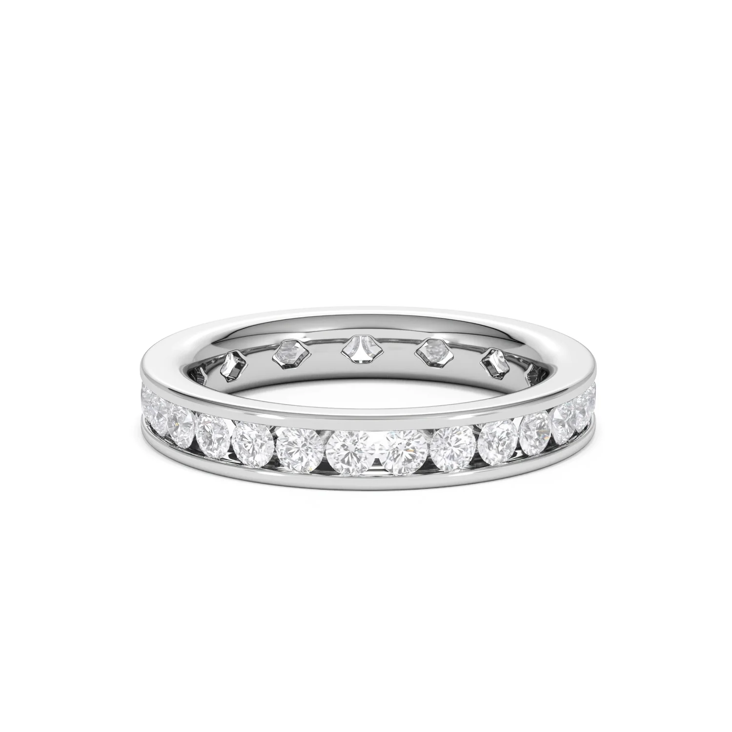 Diamond Eternity Ring Rae Channel Set 1.50ct G/Vs in Platinum - Image 64