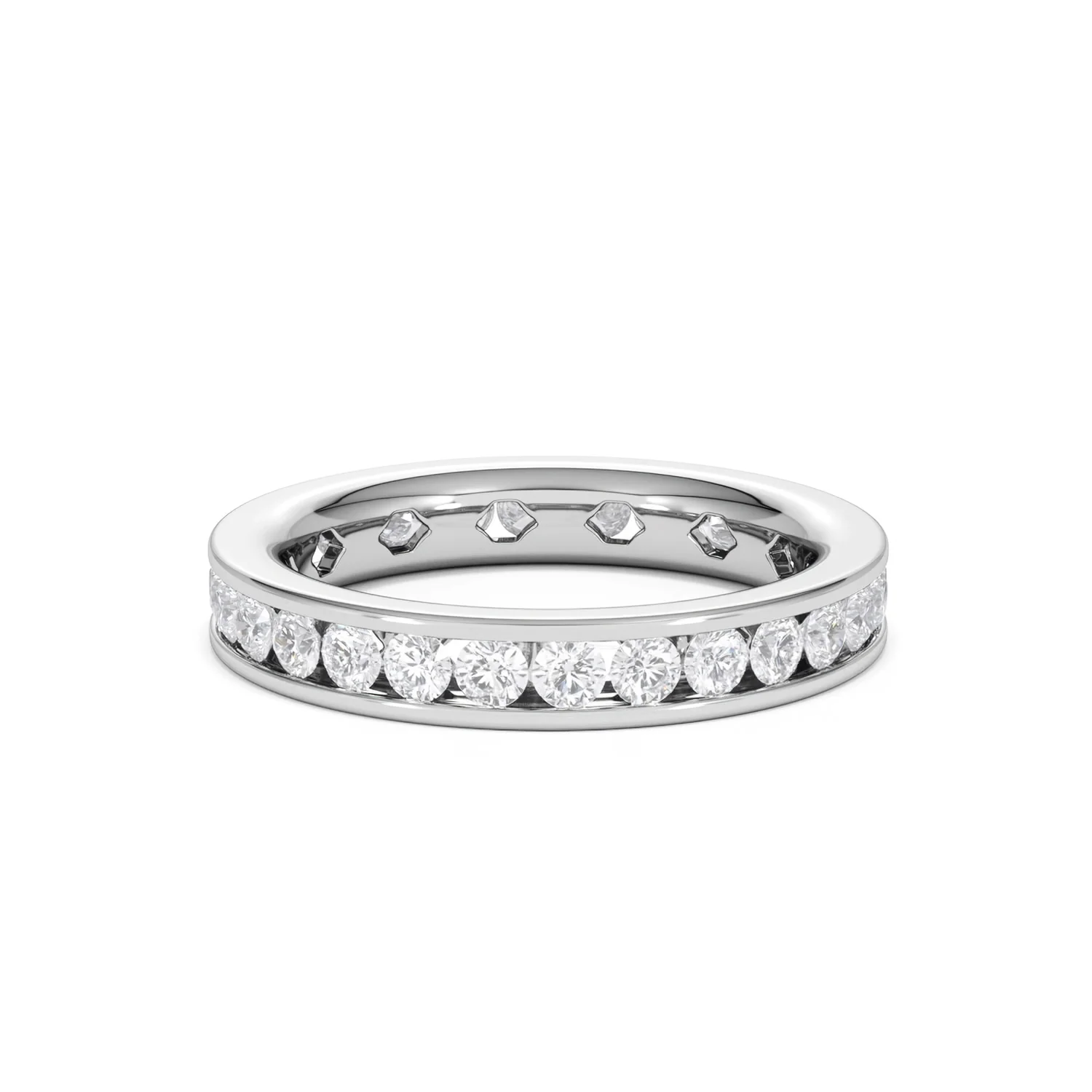 Diamond Eternity Ring Rae Channel Set 1.50ct G/Vs in Platinum - Image 77