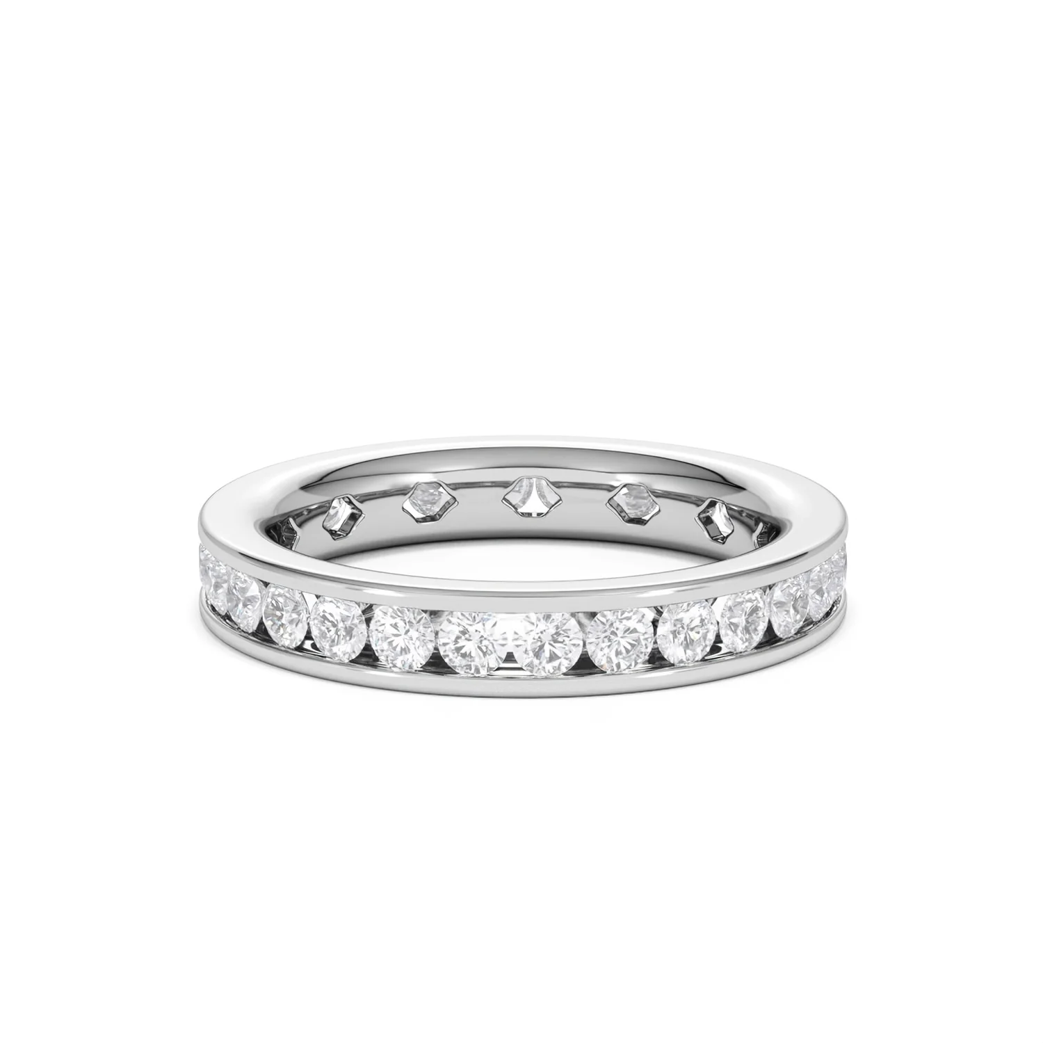 Diamond Eternity Ring Rae Channel Set 1.50ct G/Vs in Platinum - Image 80
