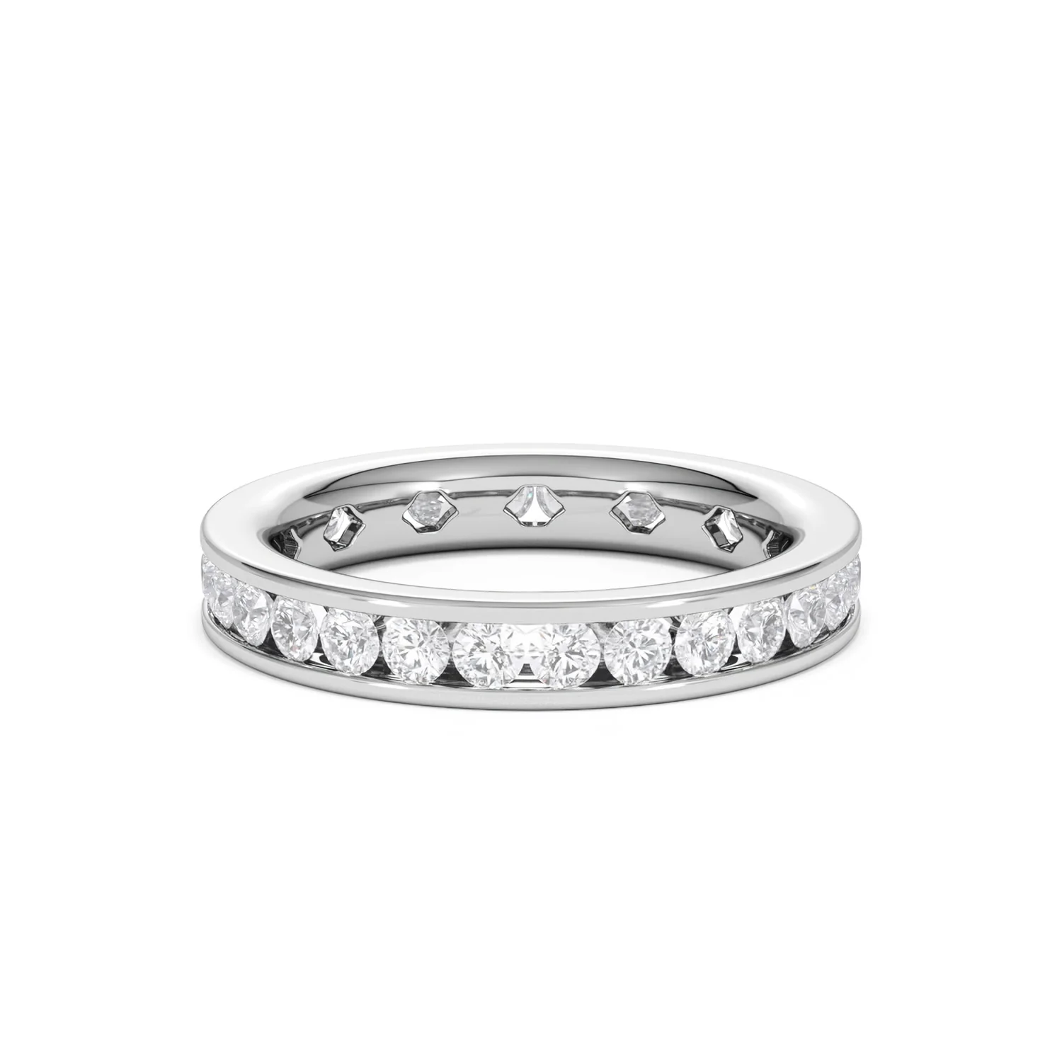 Diamond Eternity Ring Rae Channel Set 1.50ct G/Vs in Platinum - Image 86