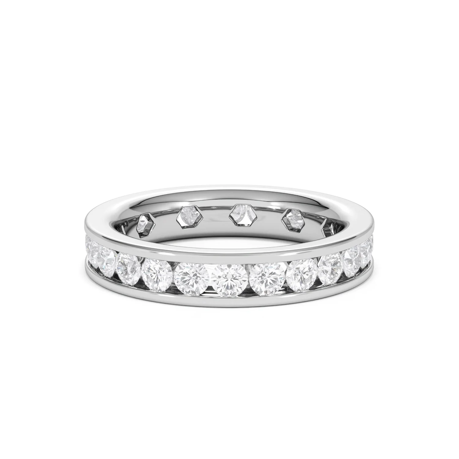 Diamond Eternity Ring Rae Channel Set 2.00ct G/Vs in Platinum - Image 8
