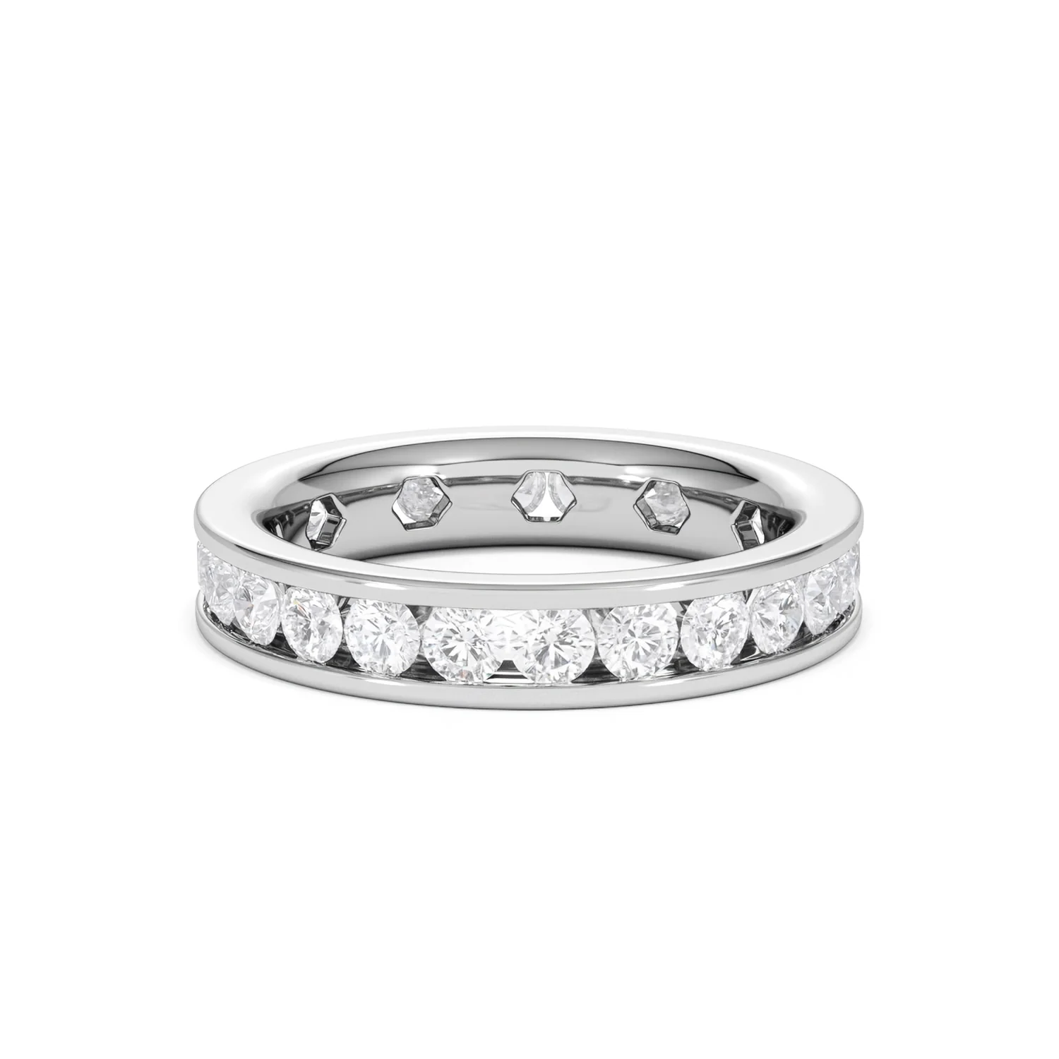 Diamond Eternity Ring Rae Channel Set 2.00ct G/Vs in Platinum - Image 9