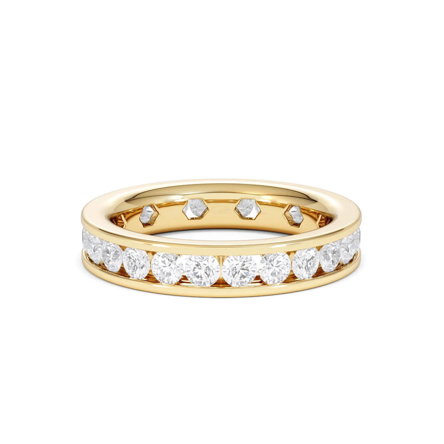 Diamond Eternity Ring Rae Channel Set 2.00ct H/Si in 18K Gold - Image 13