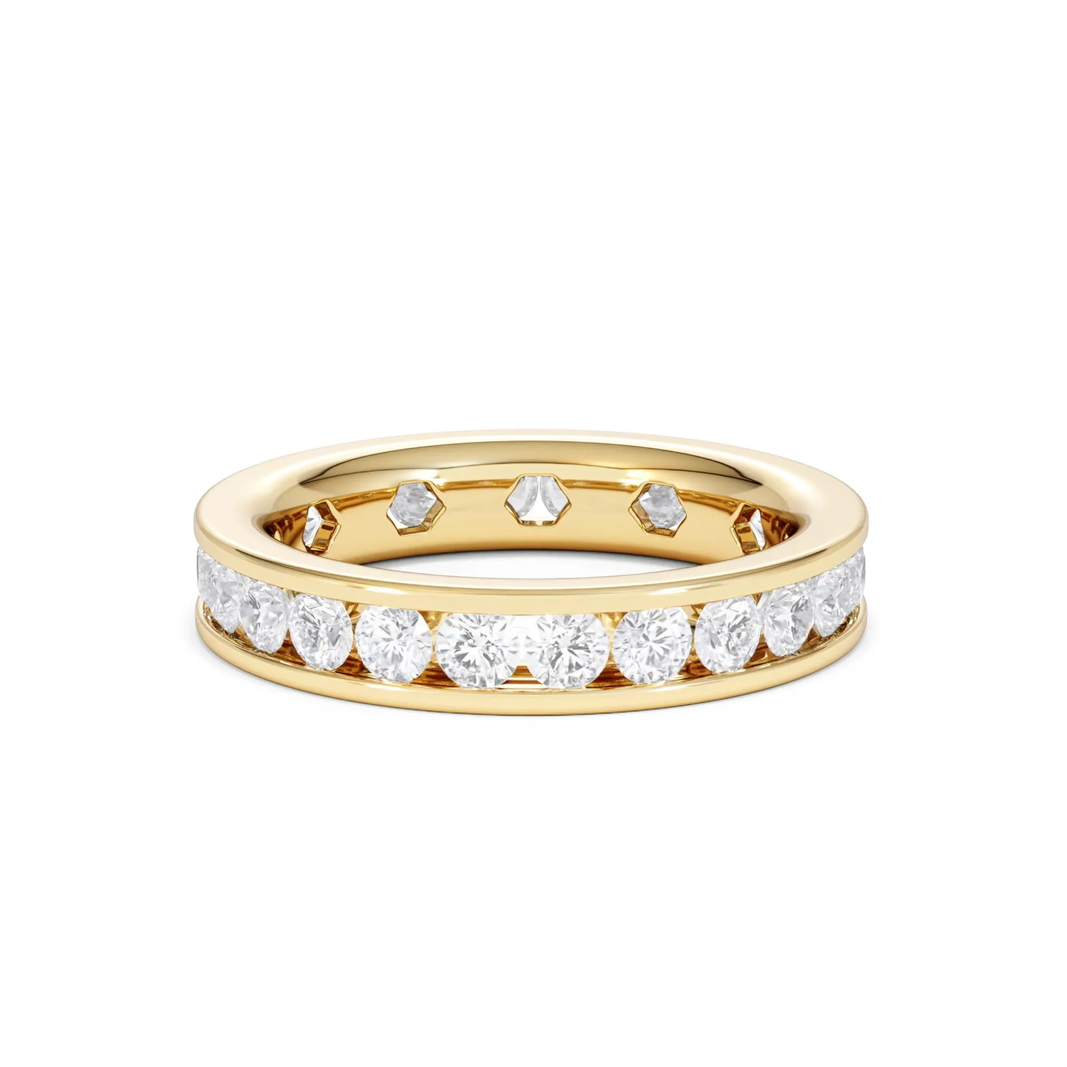 Diamond Eternity Ring Rae Channel Set 2.00ct H/Si in 18K Gold - Image 16
