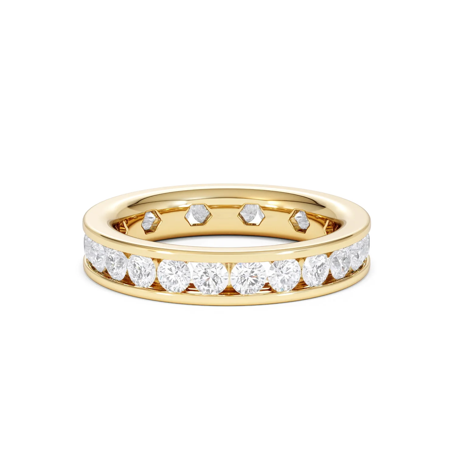 Diamond Eternity Ring Rae Channel Set 2.00ct H/Si in 18K Gold - Image 20