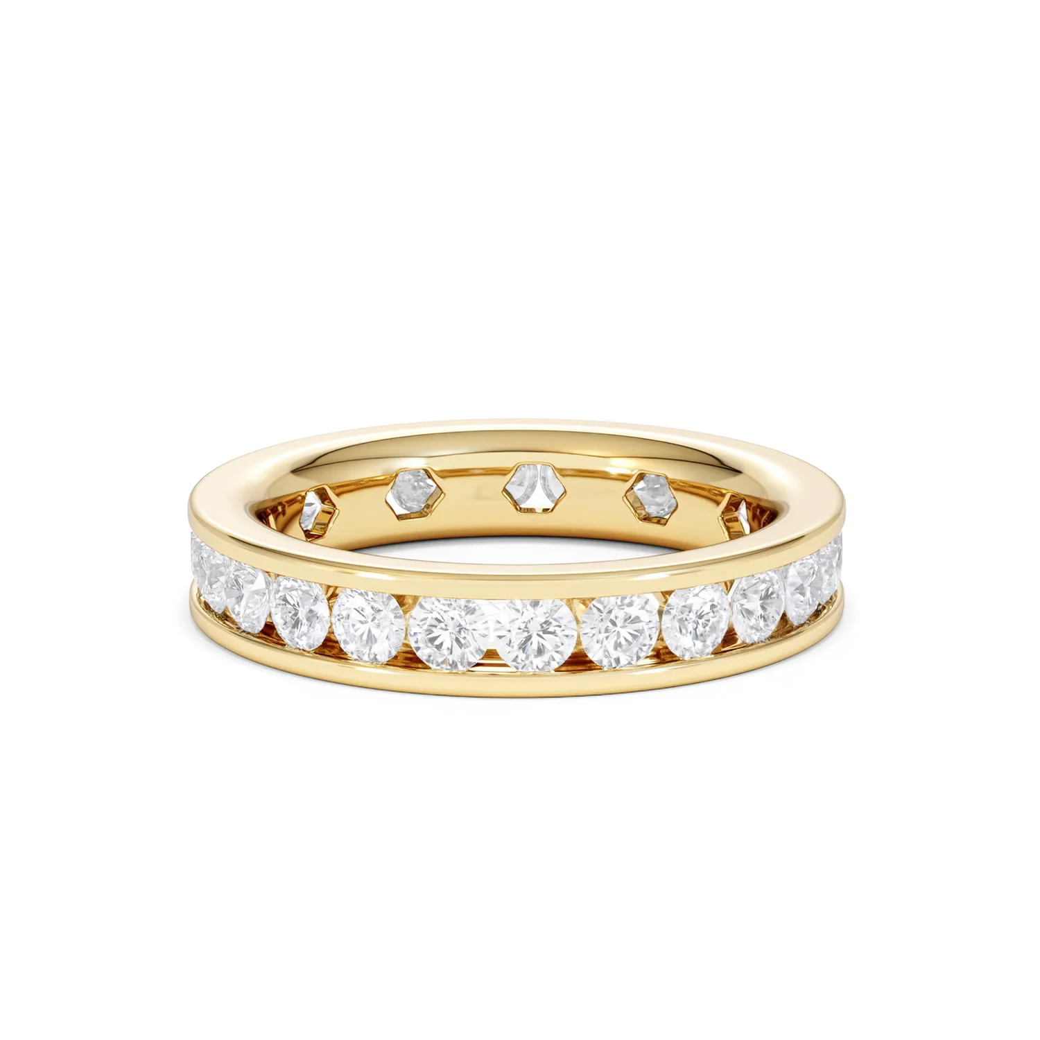 Diamond Eternity Ring Rae Channel Set 2.00ct H/Si in 18K Gold - Image 22