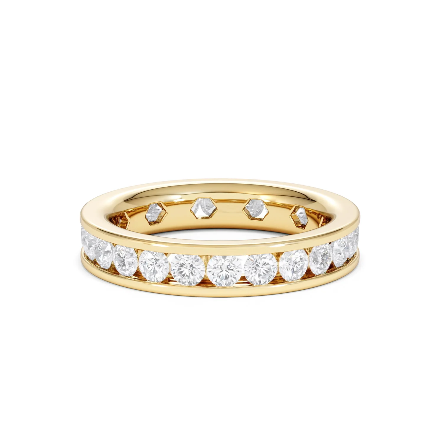 Diamond Eternity Ring Rae Channel Set 2.00ct H/Si in 18K Gold - Image 25