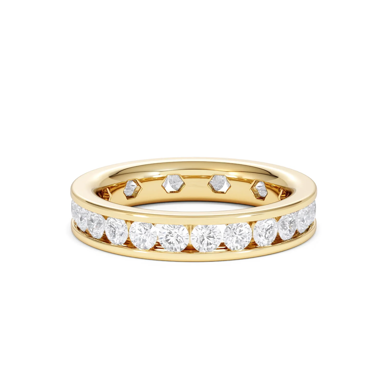 Diamond Eternity Ring Rae Channel Set 2.00ct H/Si in 18K Gold - Image 26