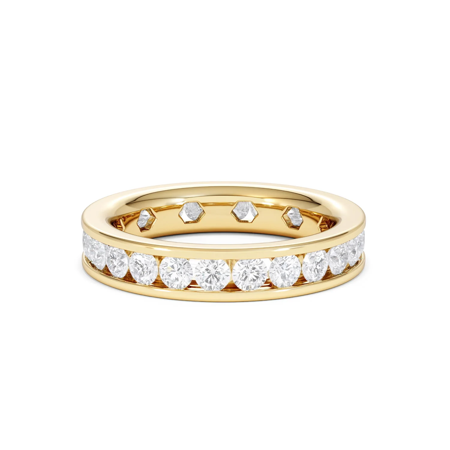 Diamond Eternity Ring Rae Channel Set 2.00ct H/Si in 18K Gold - Image 27