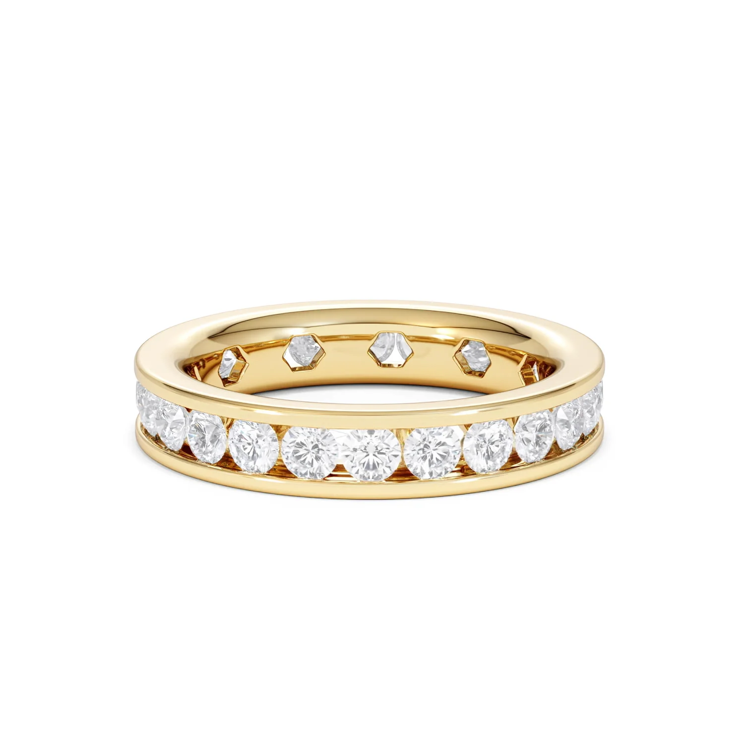 Diamond Eternity Ring Rae Channel Set 2.00ct H/Si in 18K Gold - Image 28