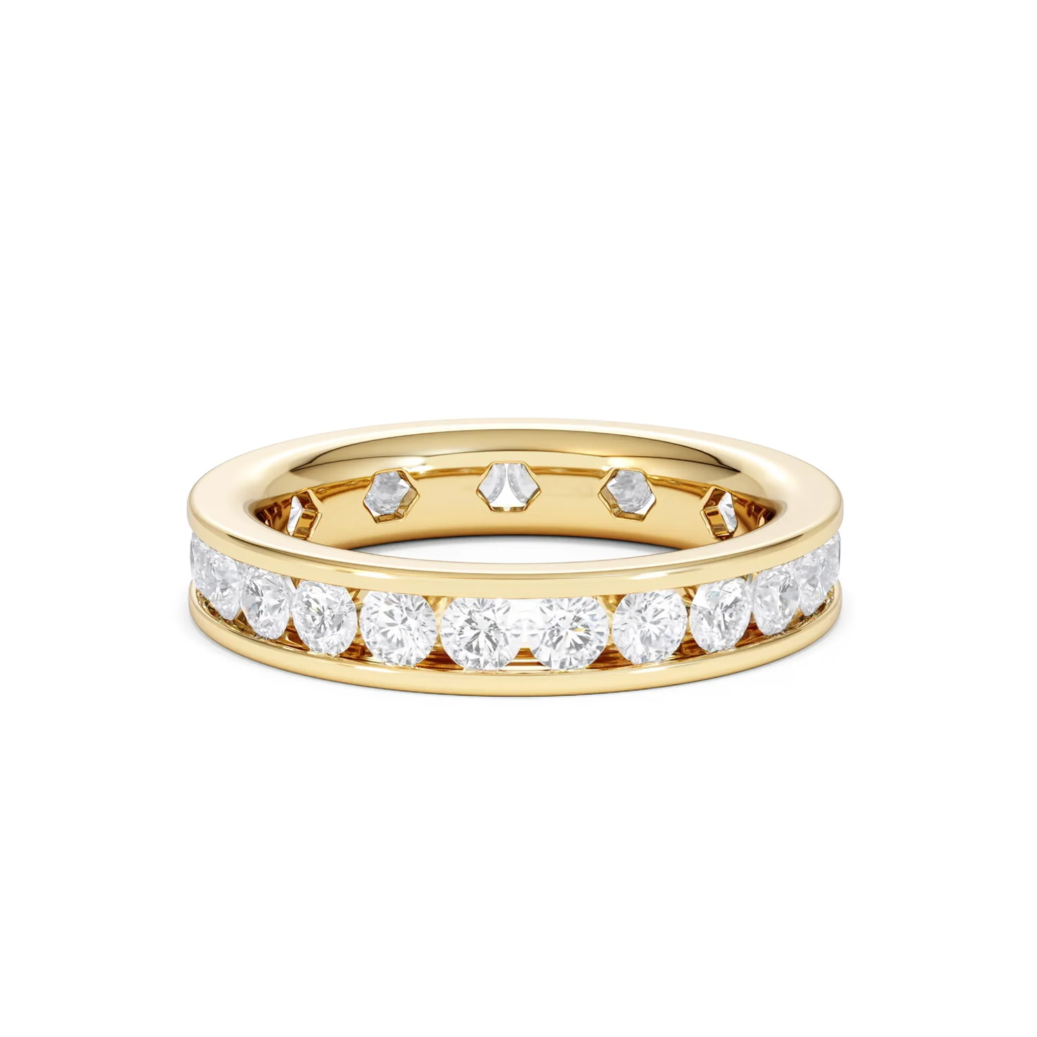 Diamond Eternity Ring Rae Channel Set 2.00ct H/Si in 18K Gold - Image 30