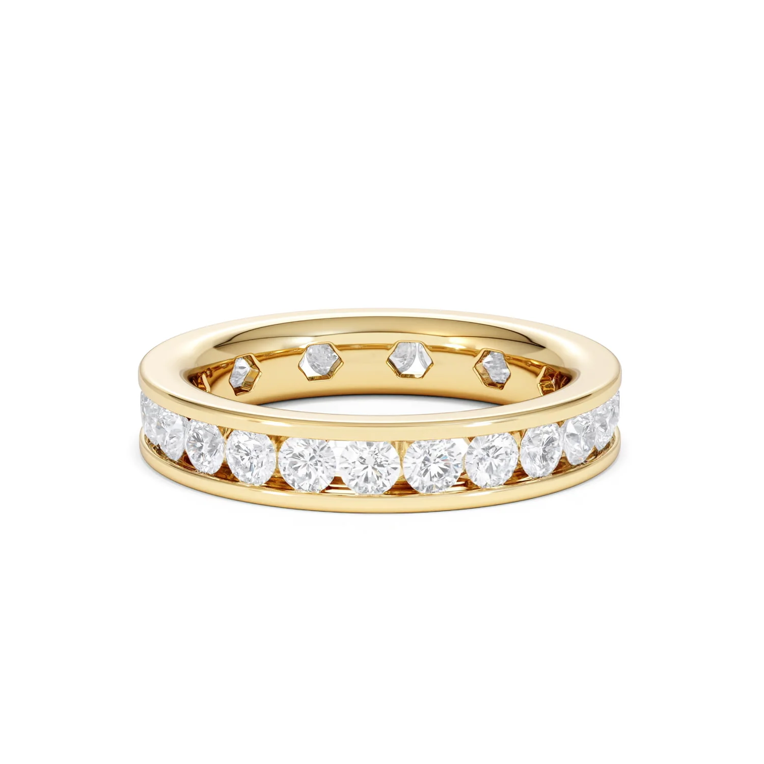 Diamond Eternity Ring Rae Channel Set 2.00ct H/Si in 18K Gold - Image 34
