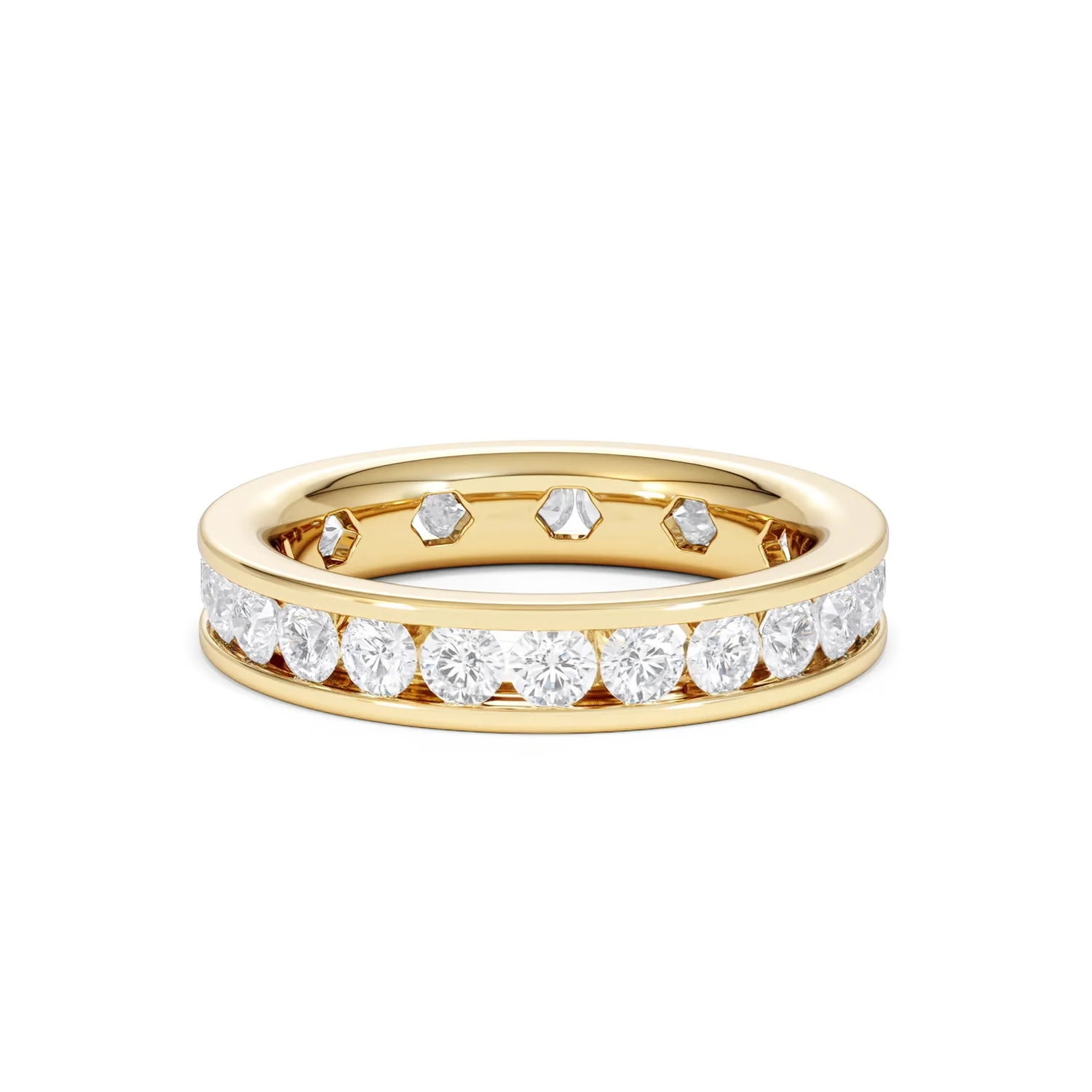 Diamond Eternity Ring Rae Channel Set 2.00ct H/Si in 18K Gold - Image 35