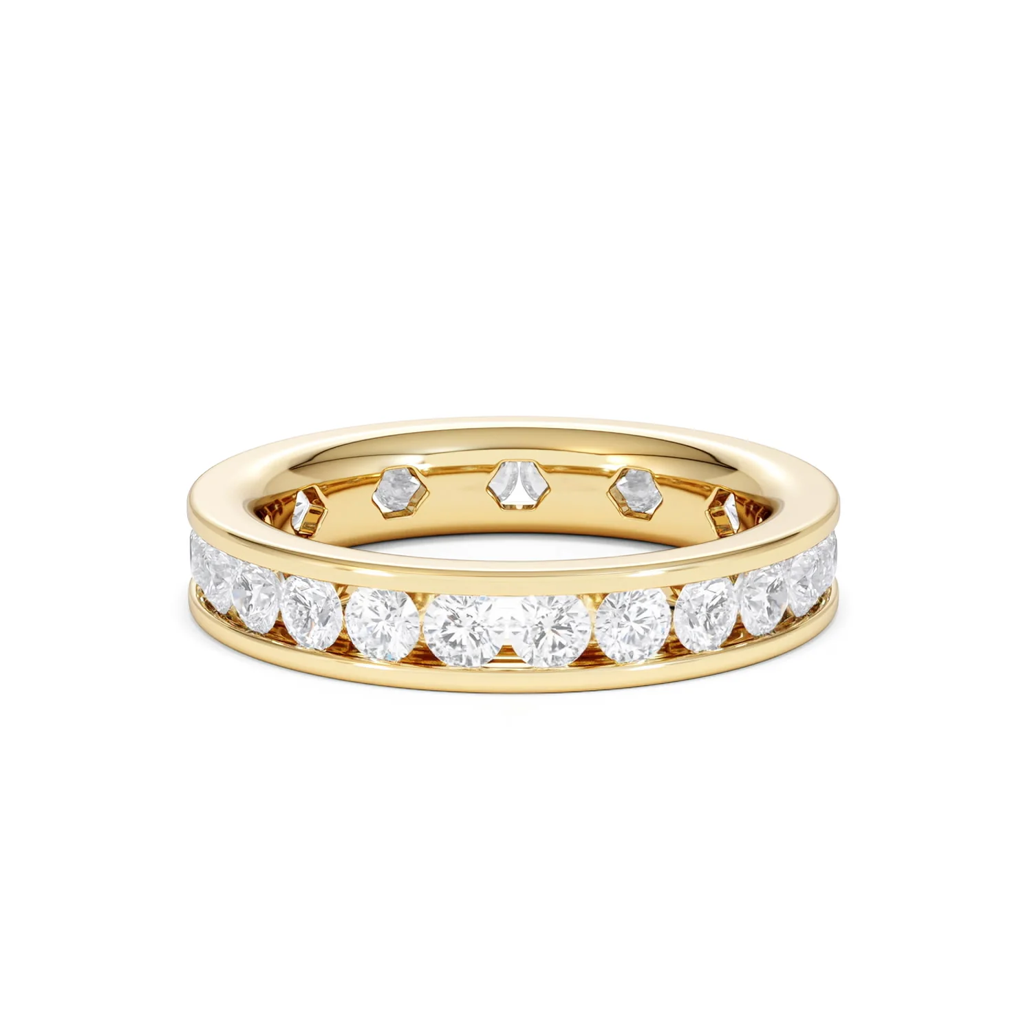 Diamond Eternity Ring Rae Channel Set 2.00ct H/Si in 18K Gold - Image 36