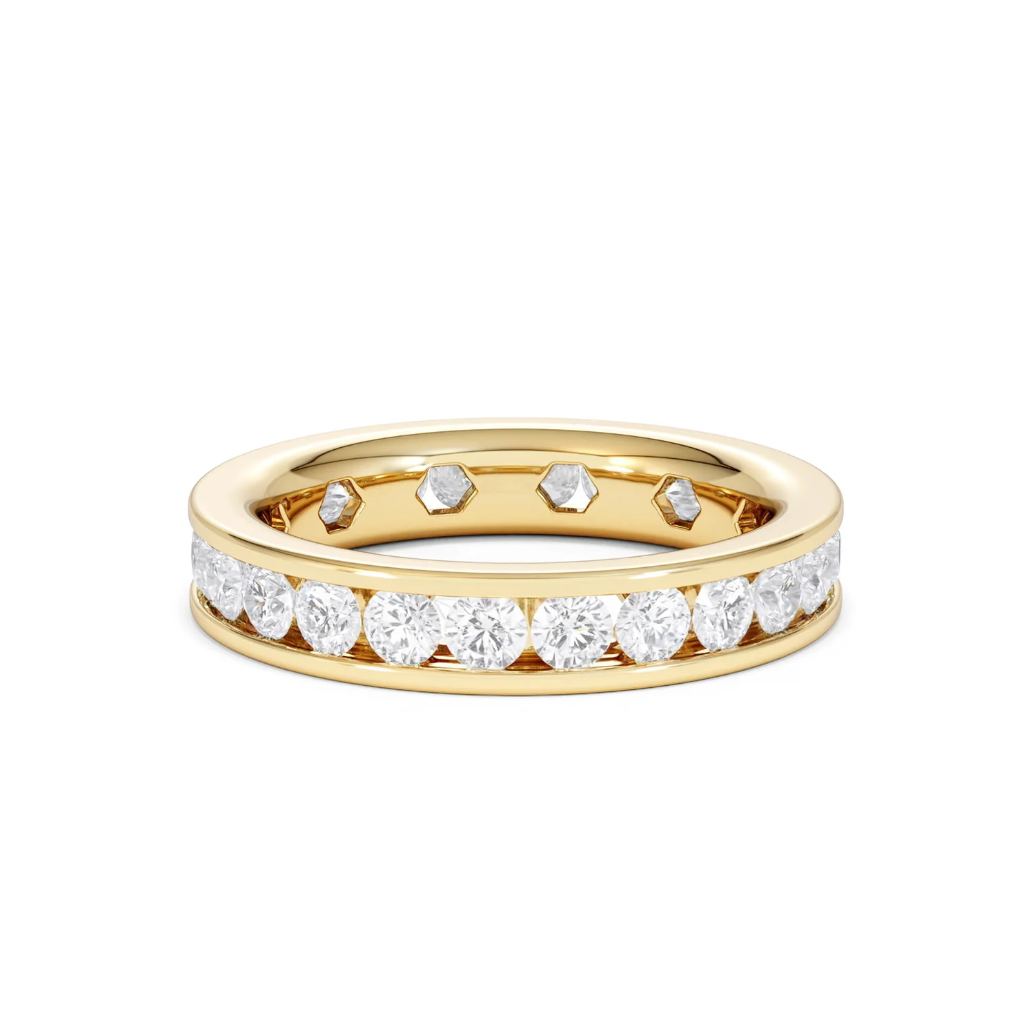 Diamond Eternity Ring Rae Channel Set 2.00ct H/Si in 18K Gold - Image 40