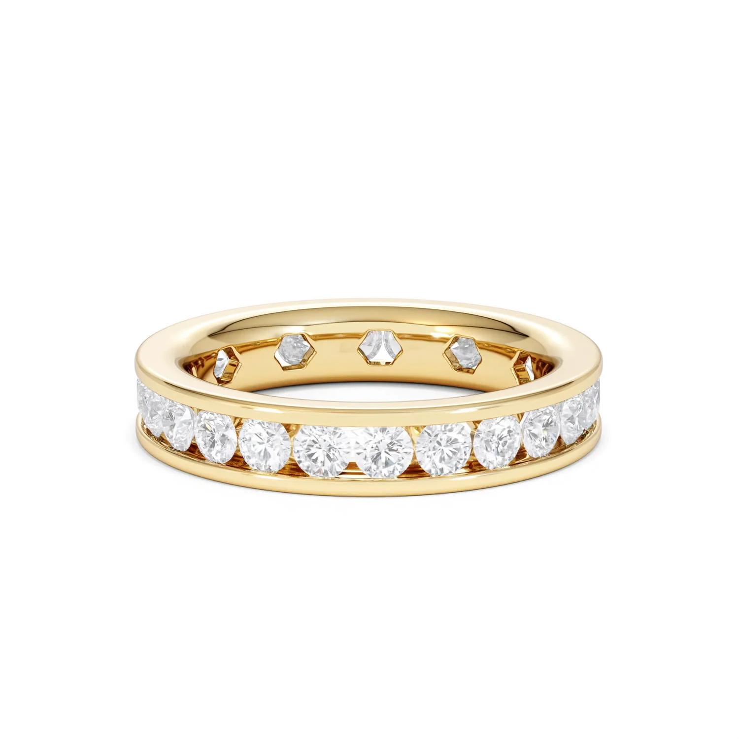 Diamond Eternity Ring Rae Channel Set 2.00ct H/Si in 18K Gold - Image 42