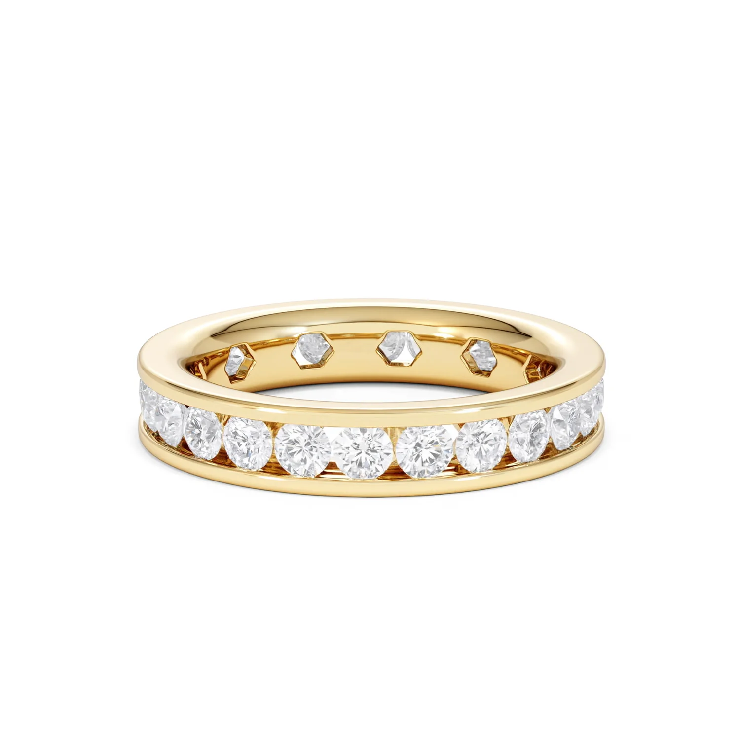 Diamond Eternity Ring Rae Channel Set 2.00ct H/Si in 18K Gold - Image 54