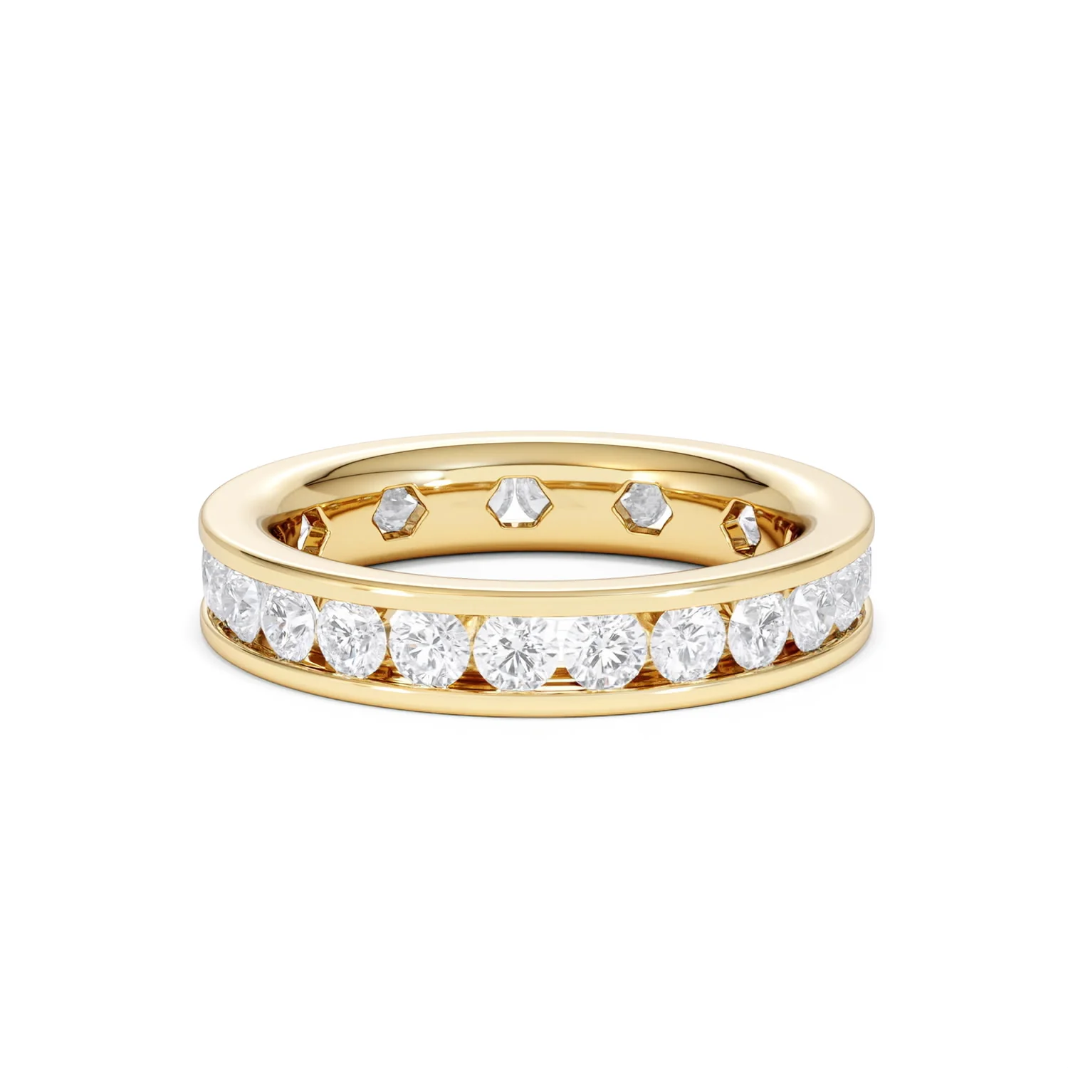 Diamond Eternity Ring Rae Channel Set 2.00ct H/Si in 18K Gold - Image 57